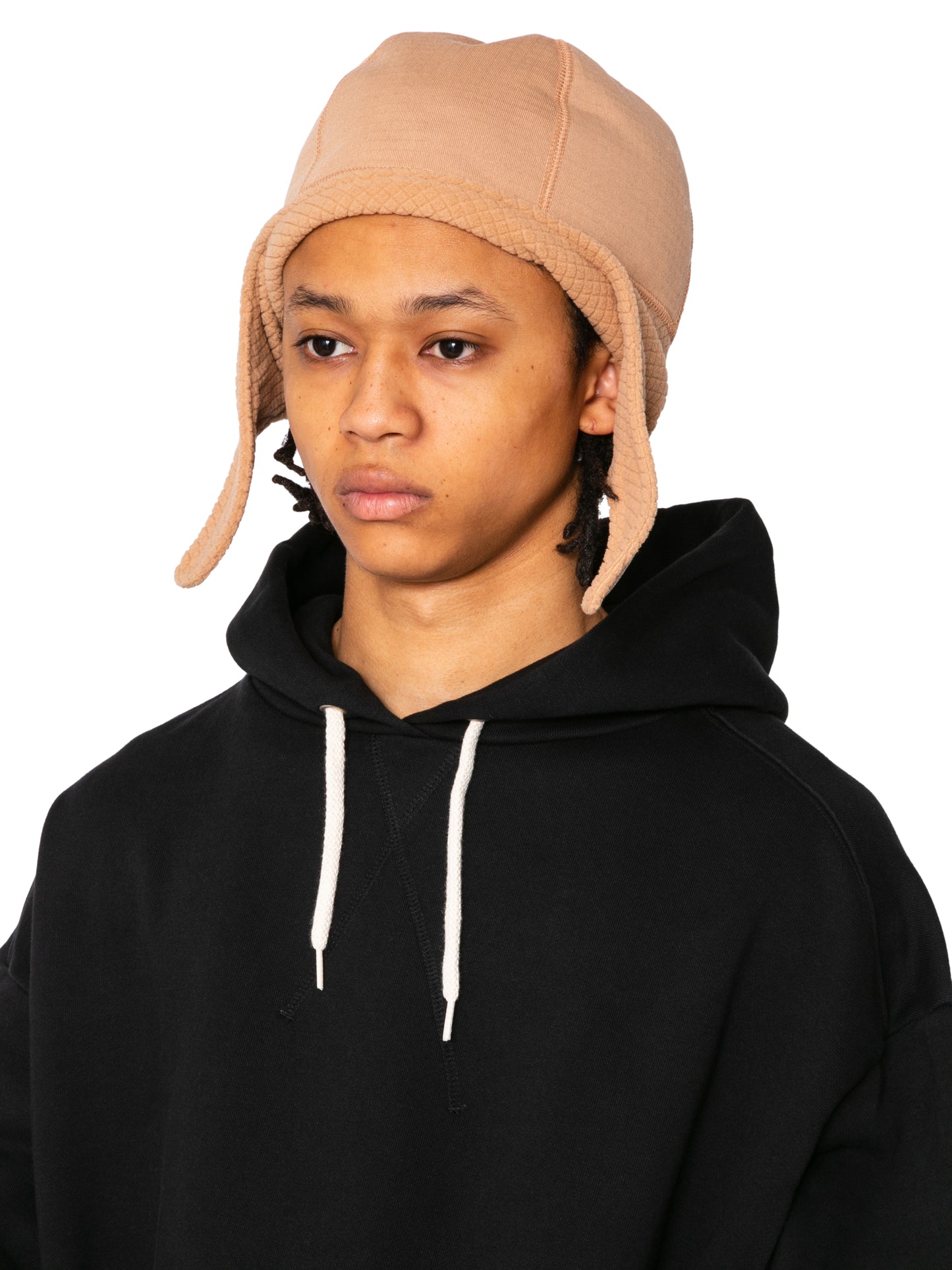 ORGANIZED EARMUFF CAP/ PE.BLOCK FLEECE