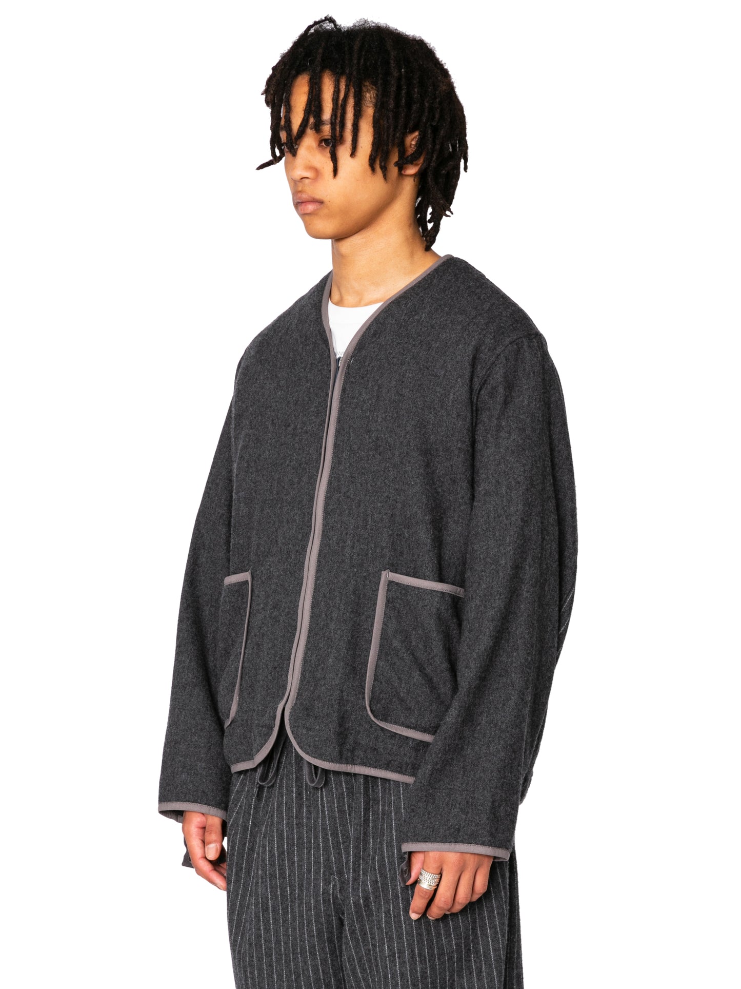 RESEARCHED LINNING SHIRT/ ECO WOOL