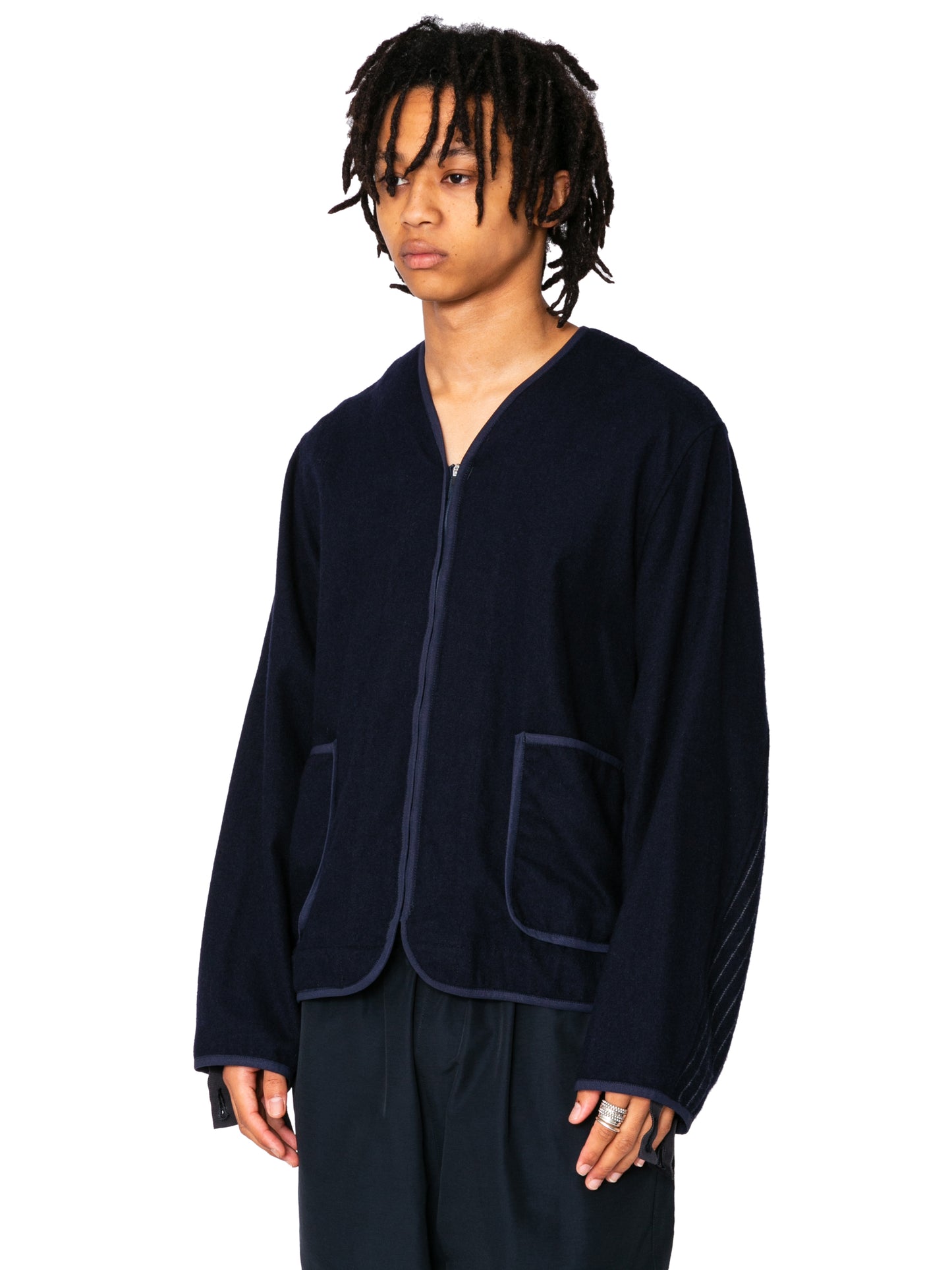 RESEARCHED LINNING SHIRT/ ECO WOOL