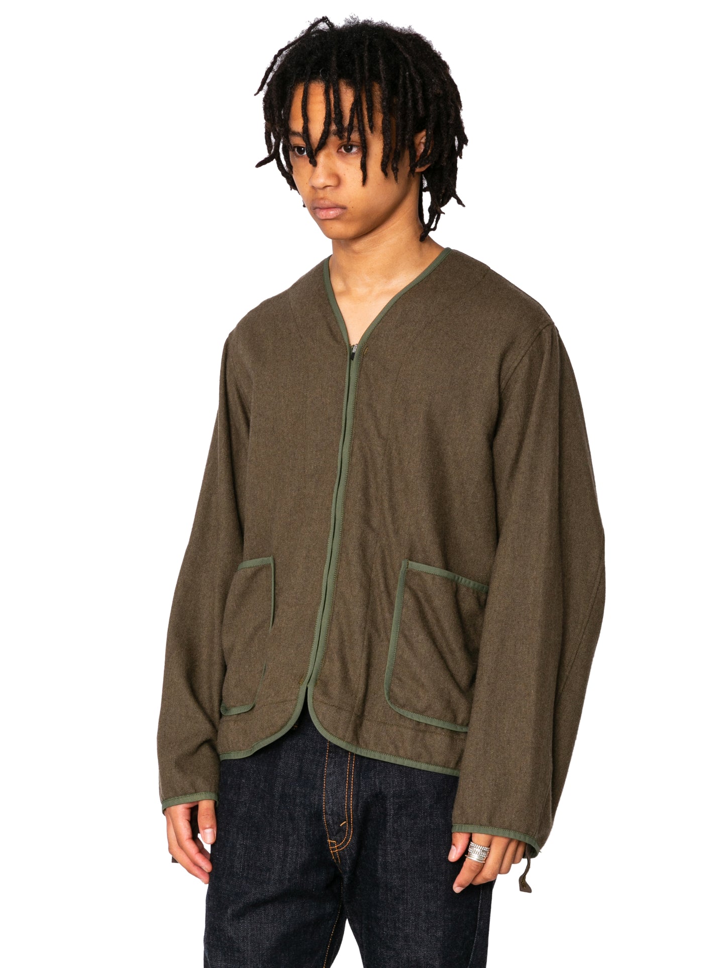 RESEARCHED LINNING SHIRT/ ECO WOOL