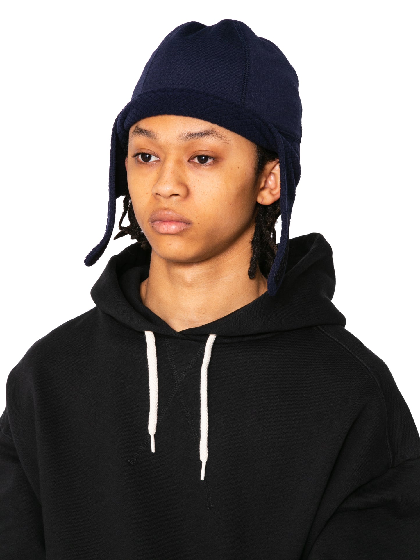ORGANIZED EARMUFF CAP/ PE.BLOCK FLEECE