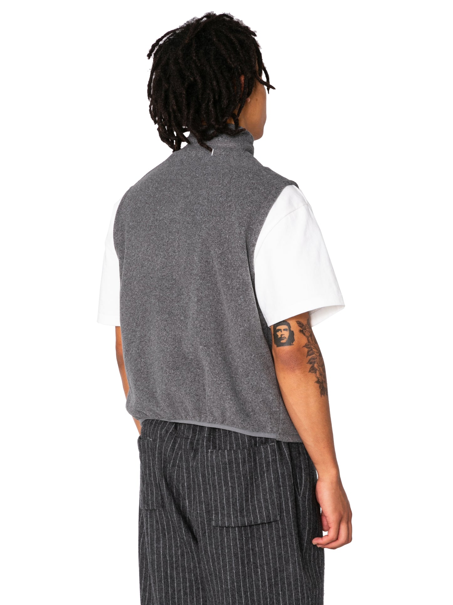 ORGANIZED ZIP VEST/ PE.MICRO FLEECE