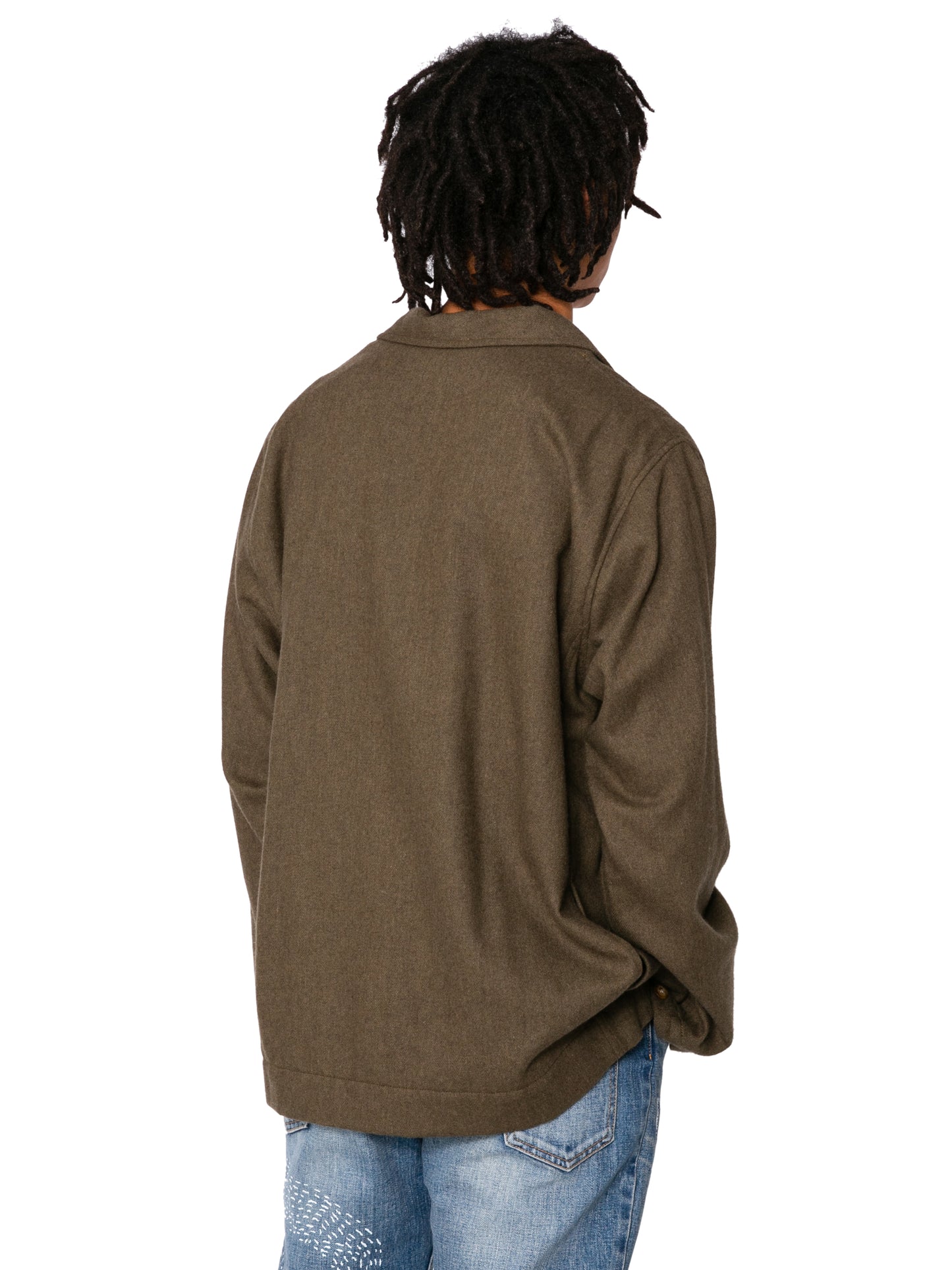 RESEARCHED PAJAMA SHIRT/ ECO WOOL