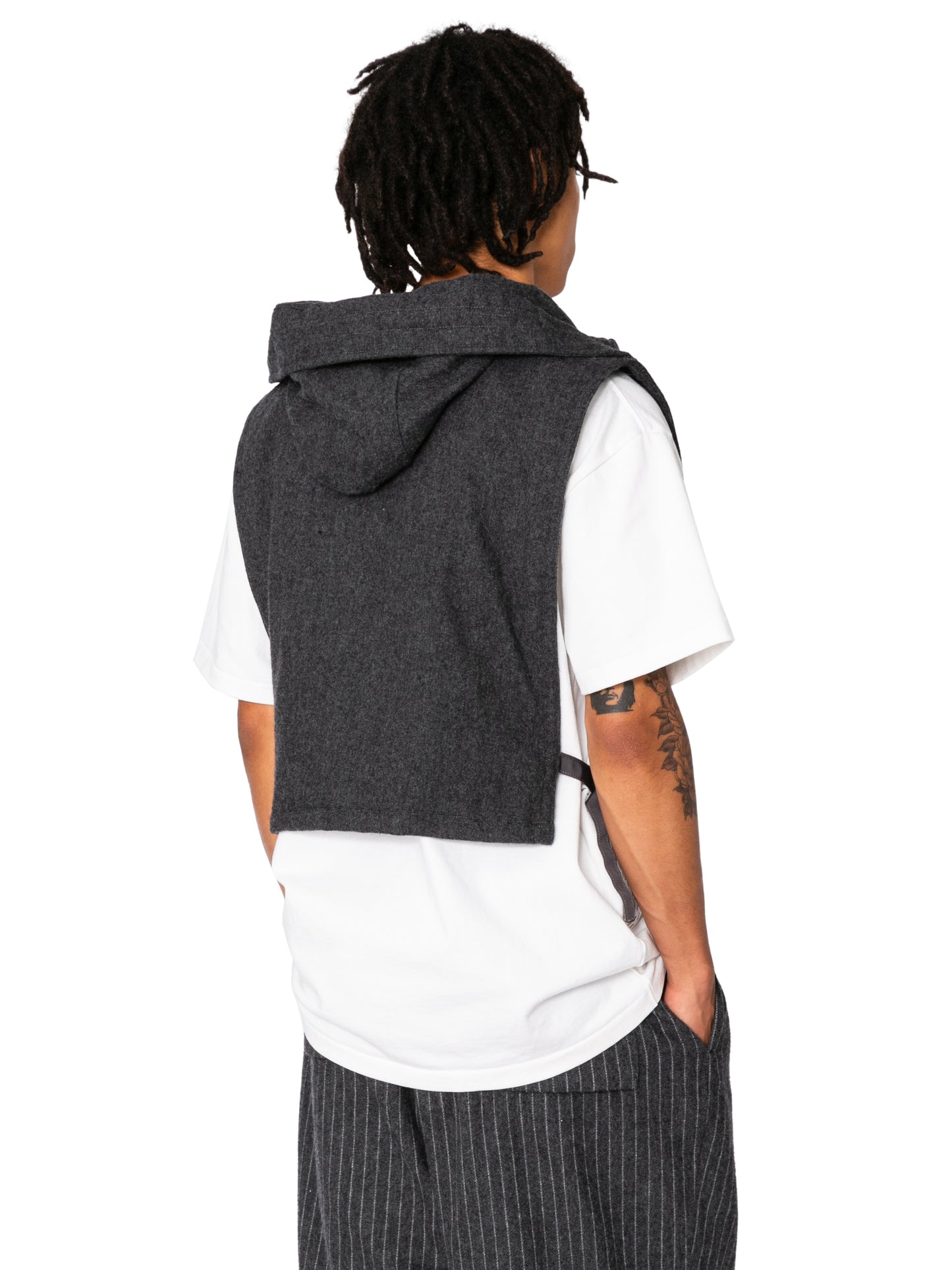 RESEARCHED ANORACK VEST/ ECO WOOL