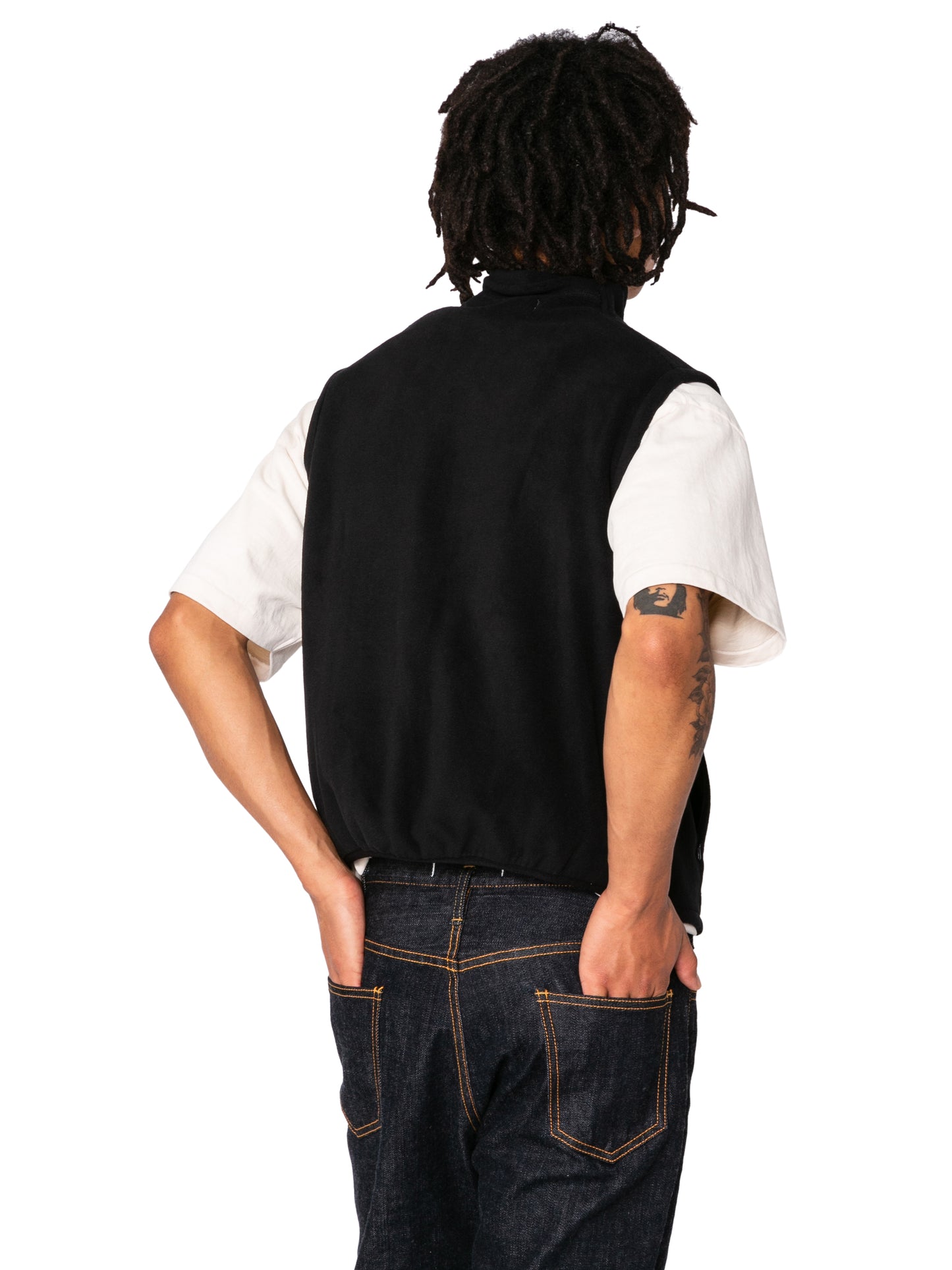 ORGANIZED ZIP VEST/ PE.MICRO FLEECE