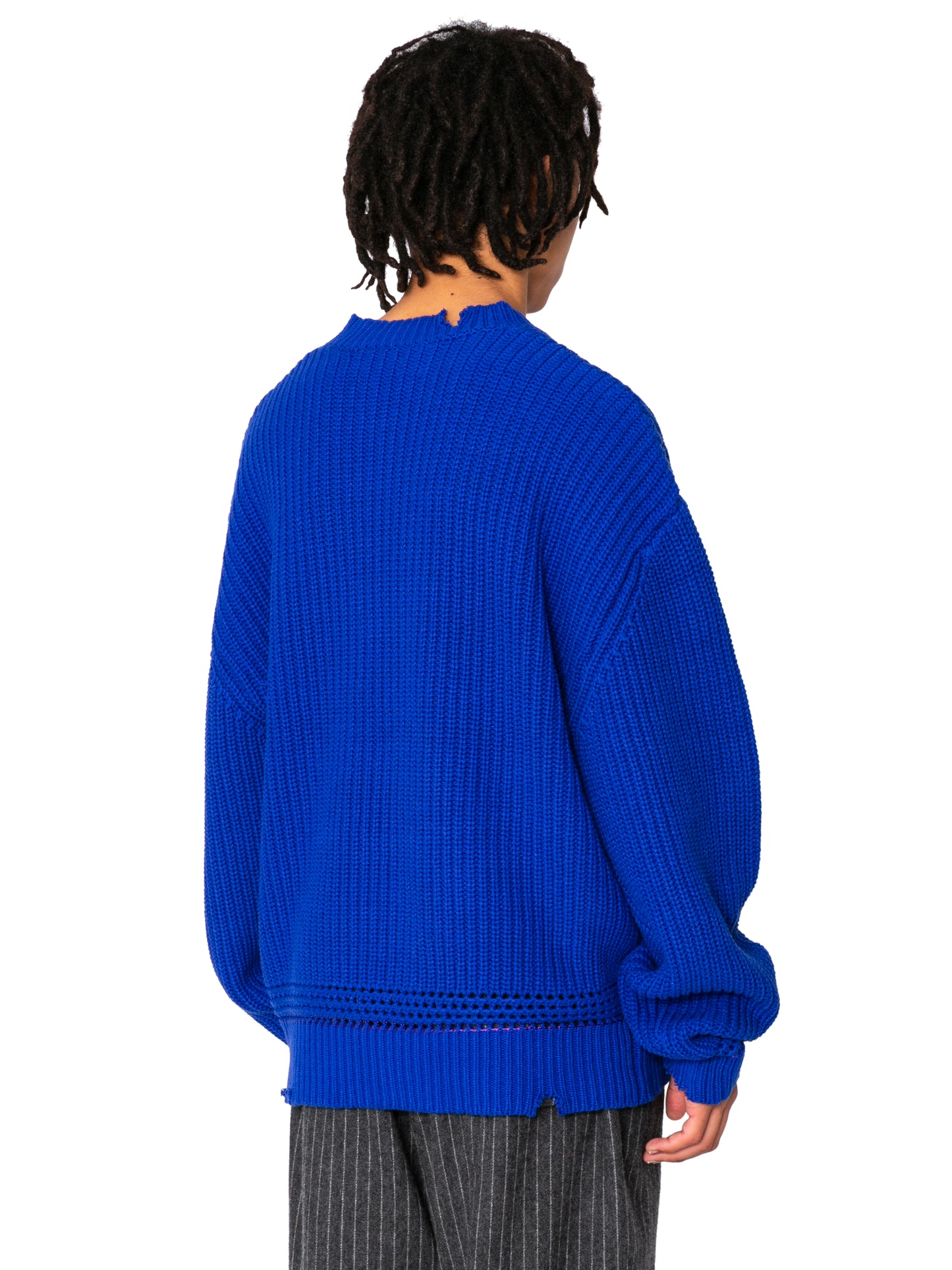 ORGANIZED CREW NECK SWEATER/ C ,A YARN