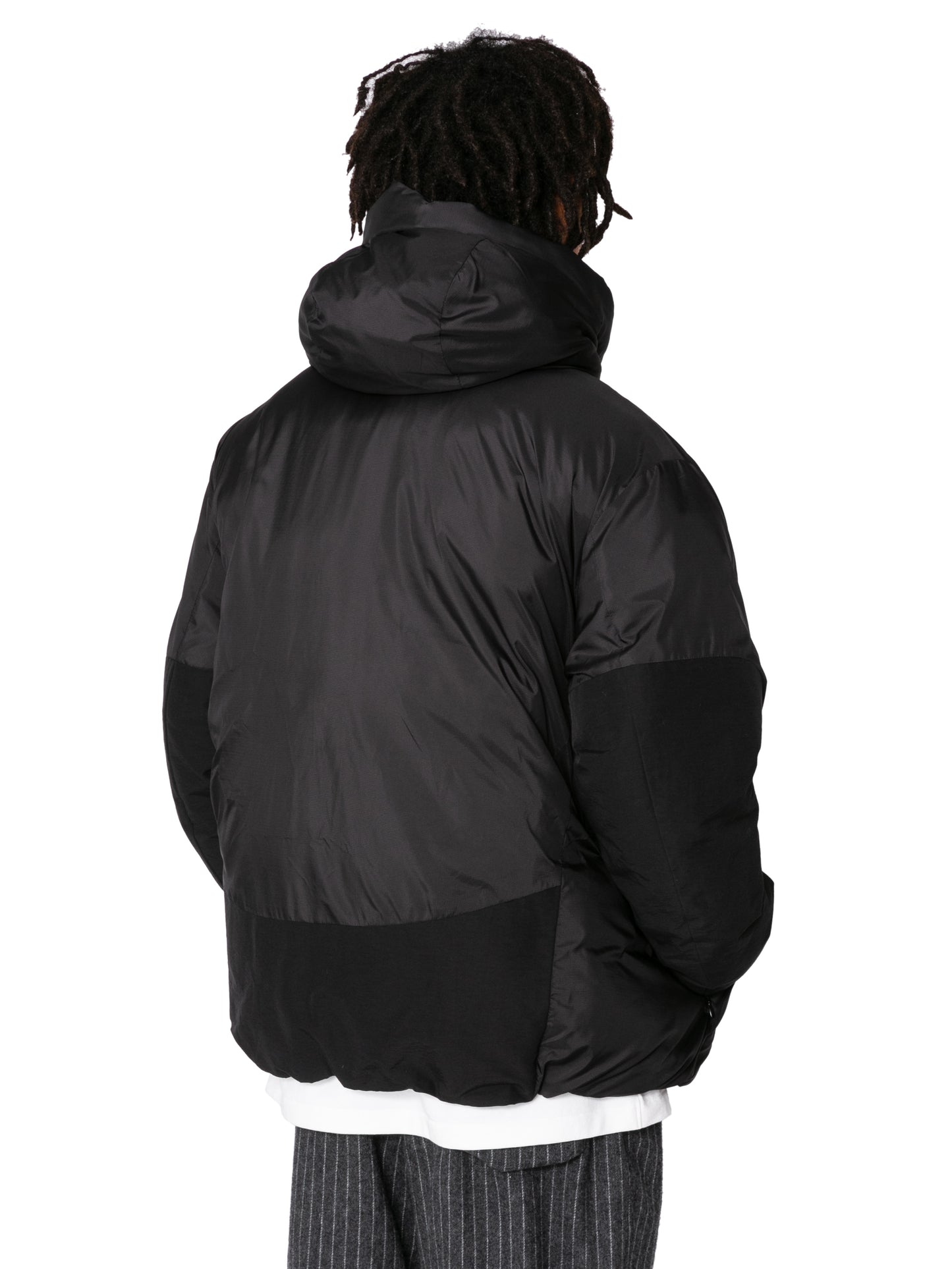 ORGANIZED HOODED PUFF BLOUSON/ PE.ECO RIPSTOP / SORONA DUPONT