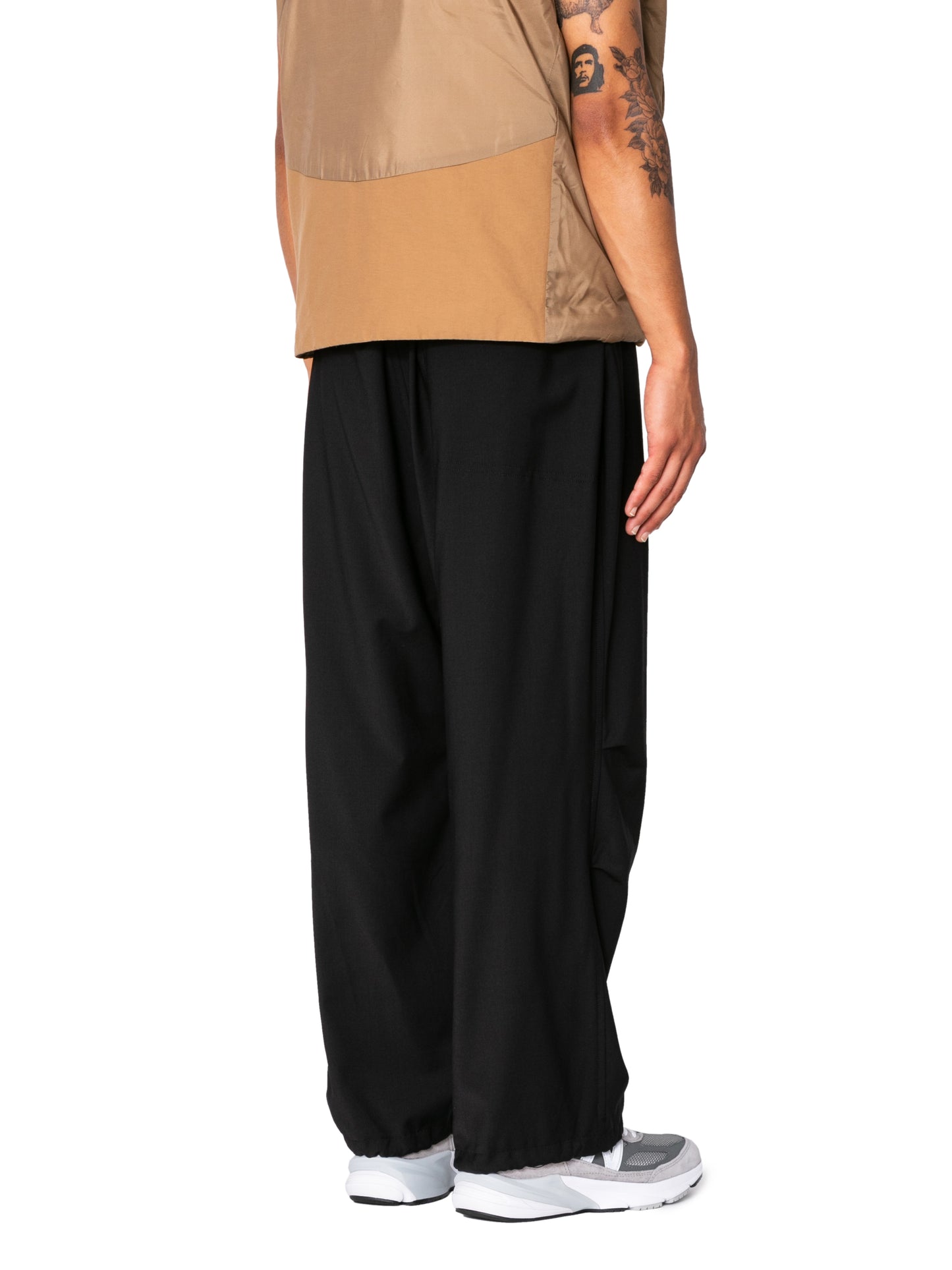 RESEARCHED EASY MIL PANTS/ REGGIANI W.SATIN