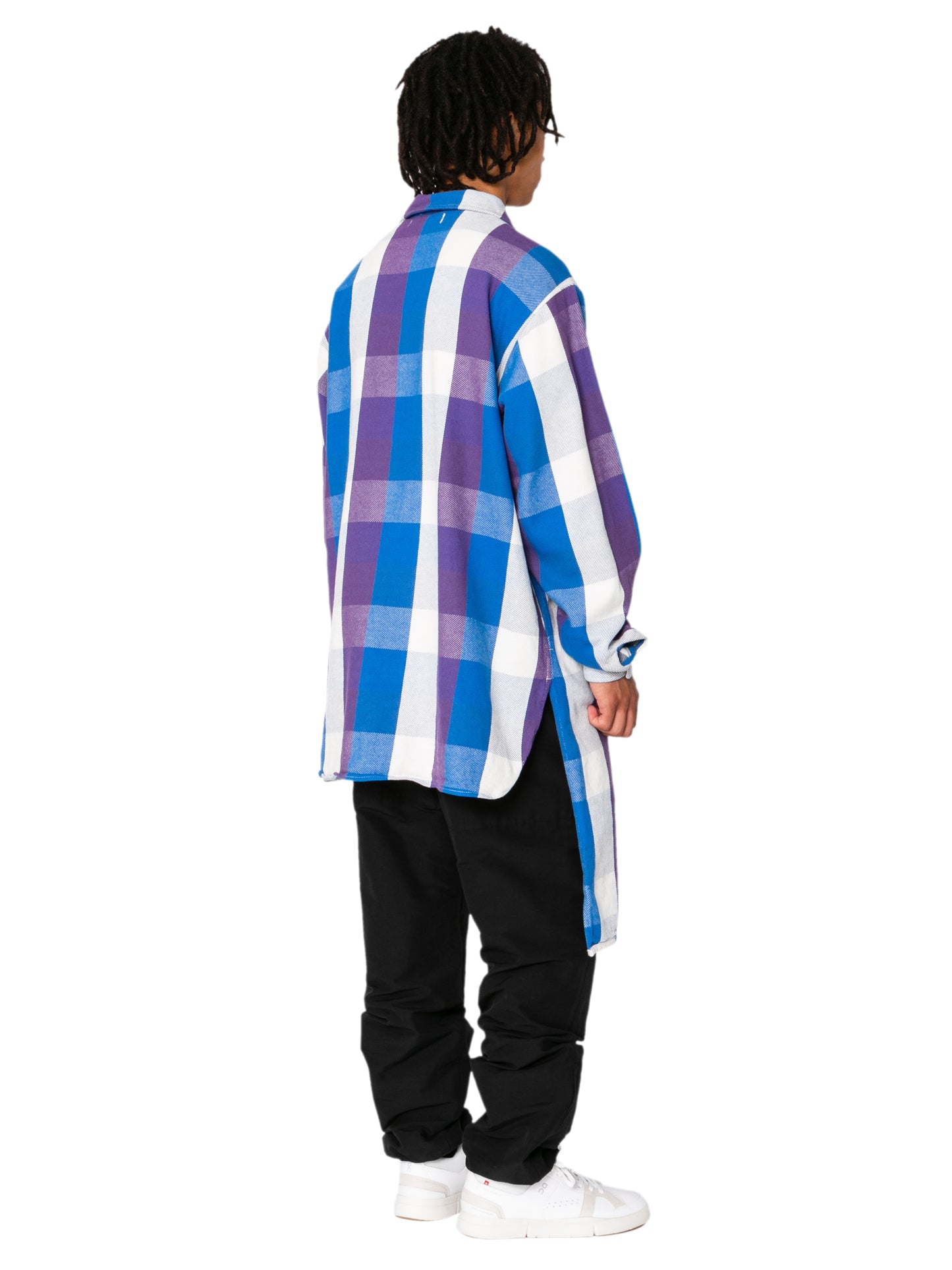 RESEARCHED PULLOVER LONG SHIRT/ FLANNEL CHECK