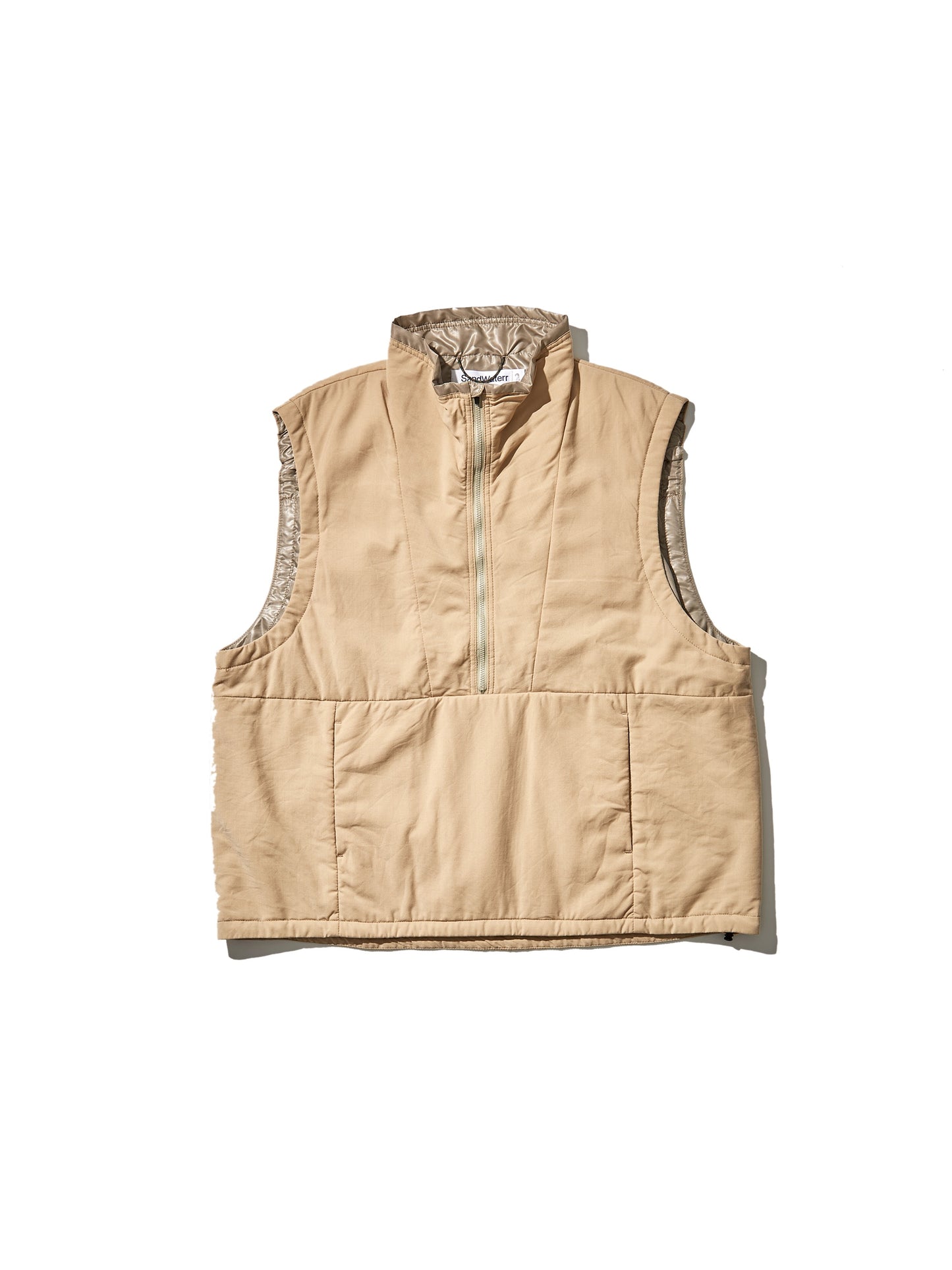 RESEARCHED LIGHT PUFF VEST/ REGGIANI W.SATIN
