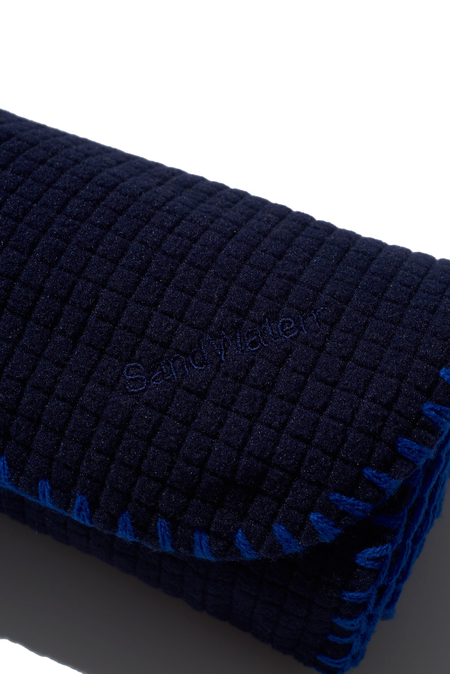 ORGANIZED LONG SCARF/ PE.BLOCK FLEECE