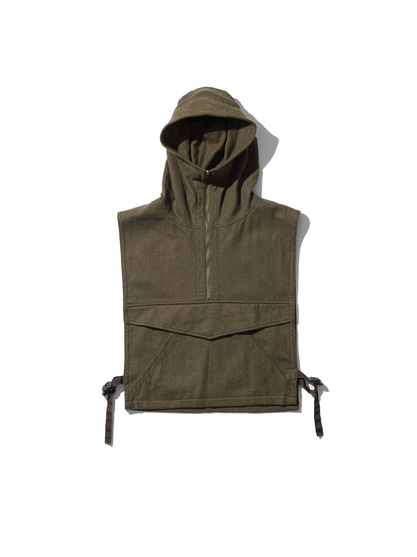 RESEARCHED ANORACK VEST/ ECO WOOL