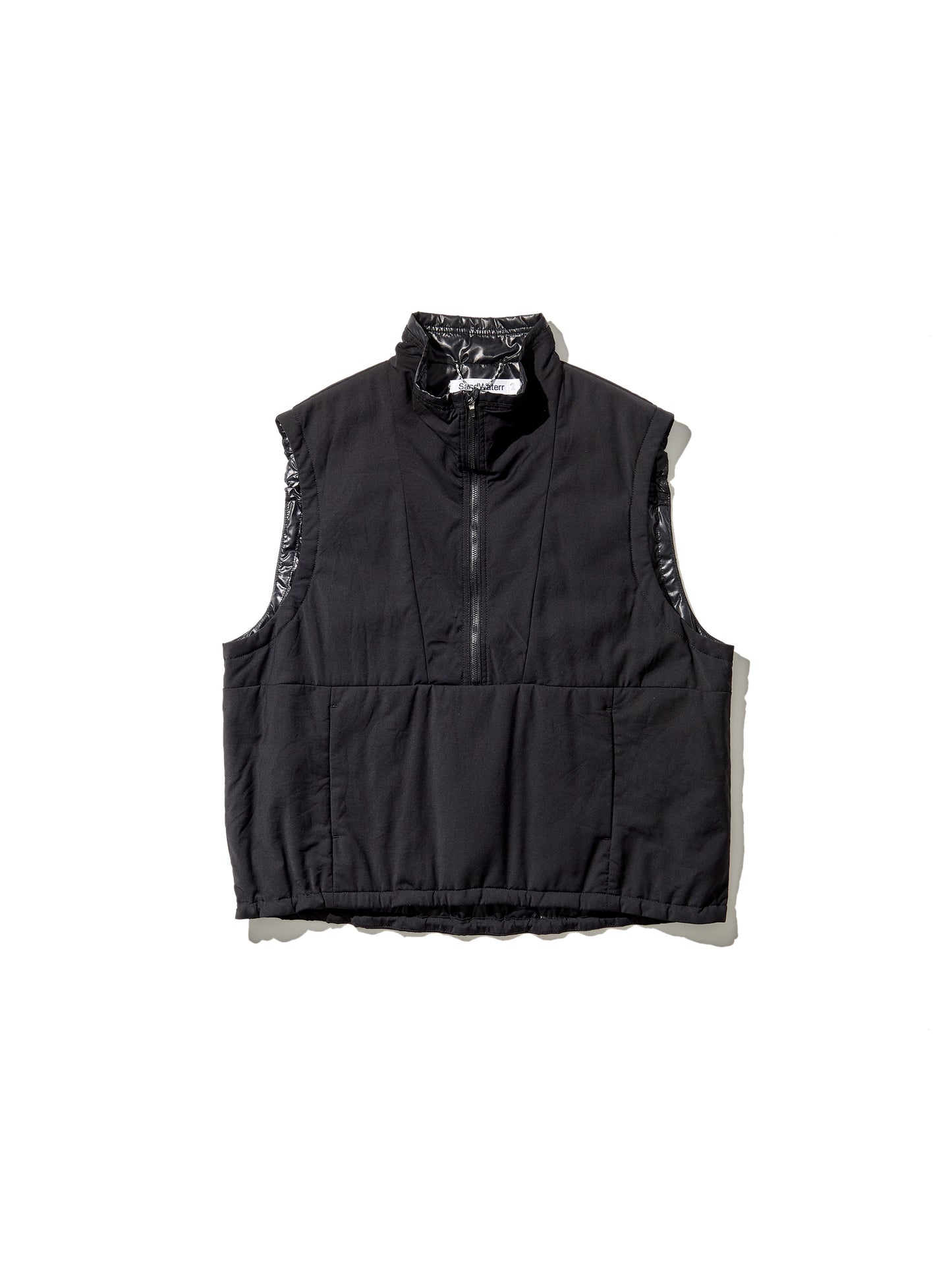RESEARCHED LIGHT PUFF VEST/ REGGIANI W.SATIN