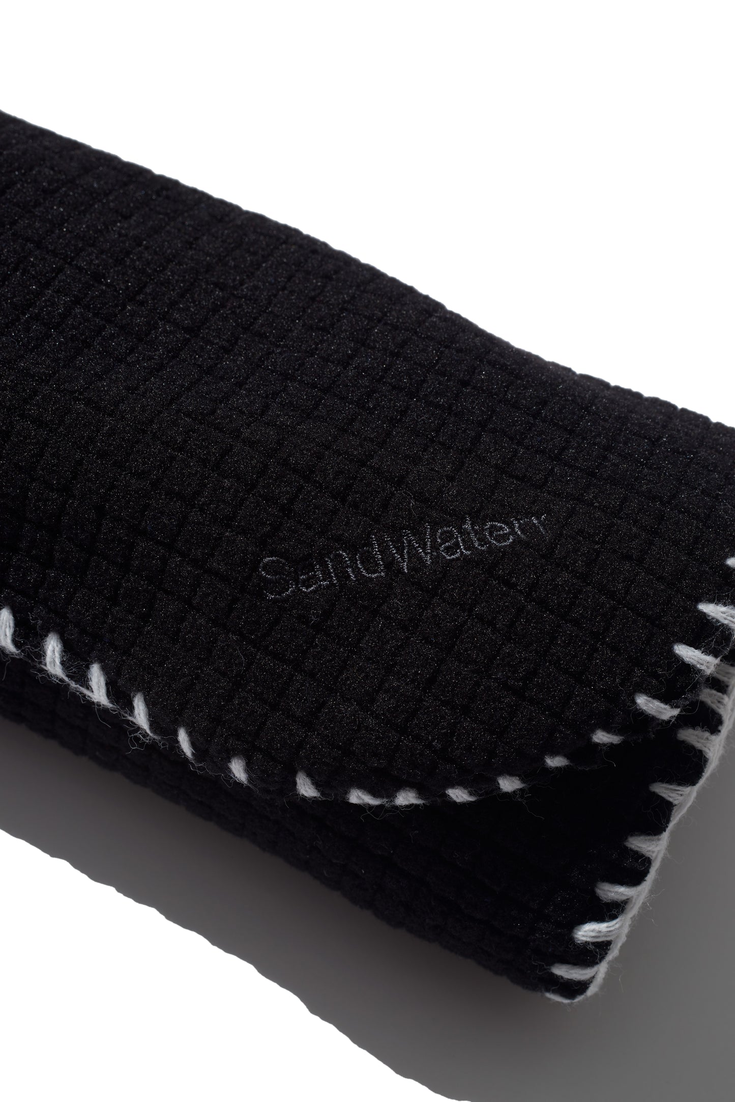 ORGANIZED LONG SCARF/ PE.BLOCK FLEECE