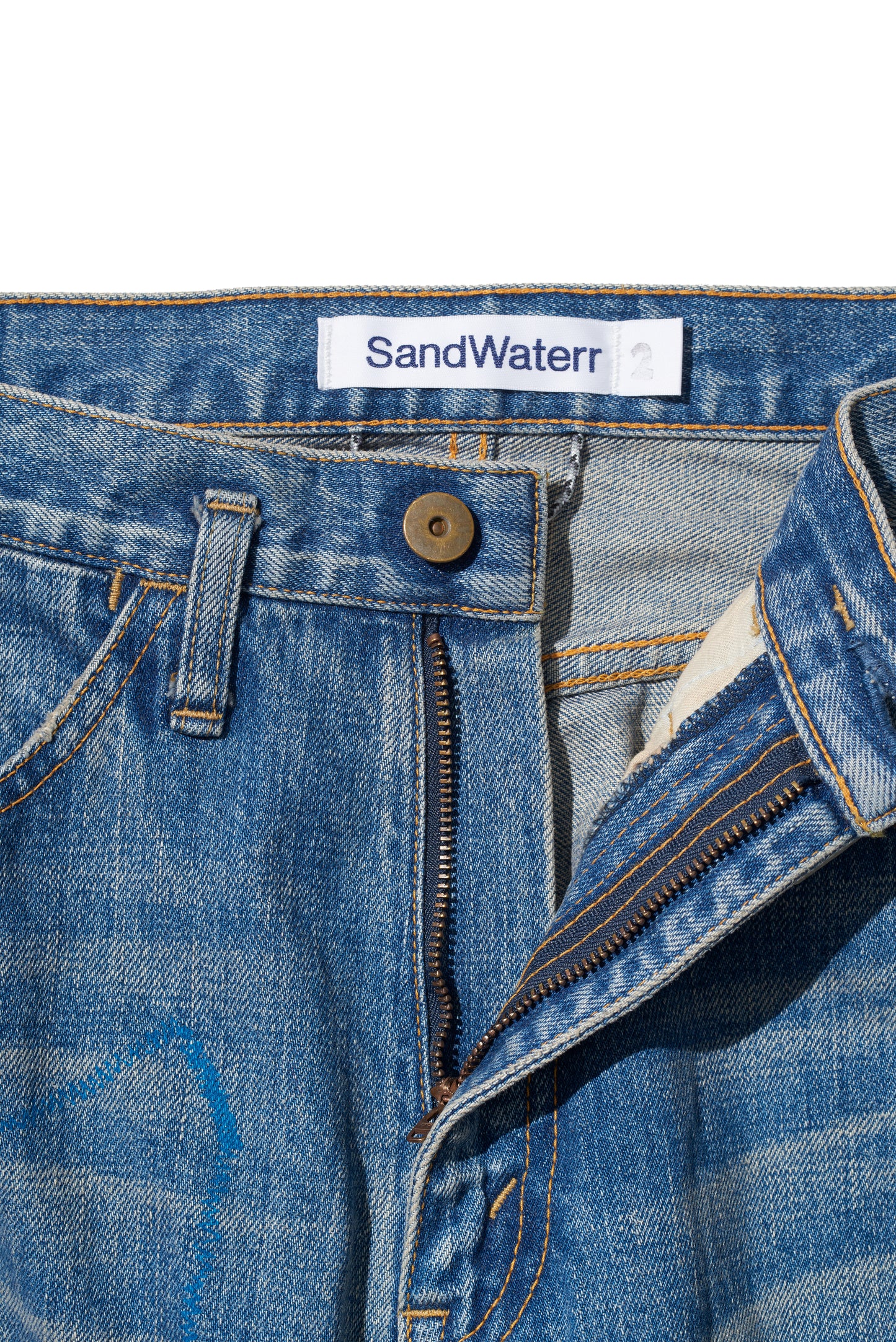 RESEARCHED 5P JEANS/ 12.5 oz DENIM / SASHIKO