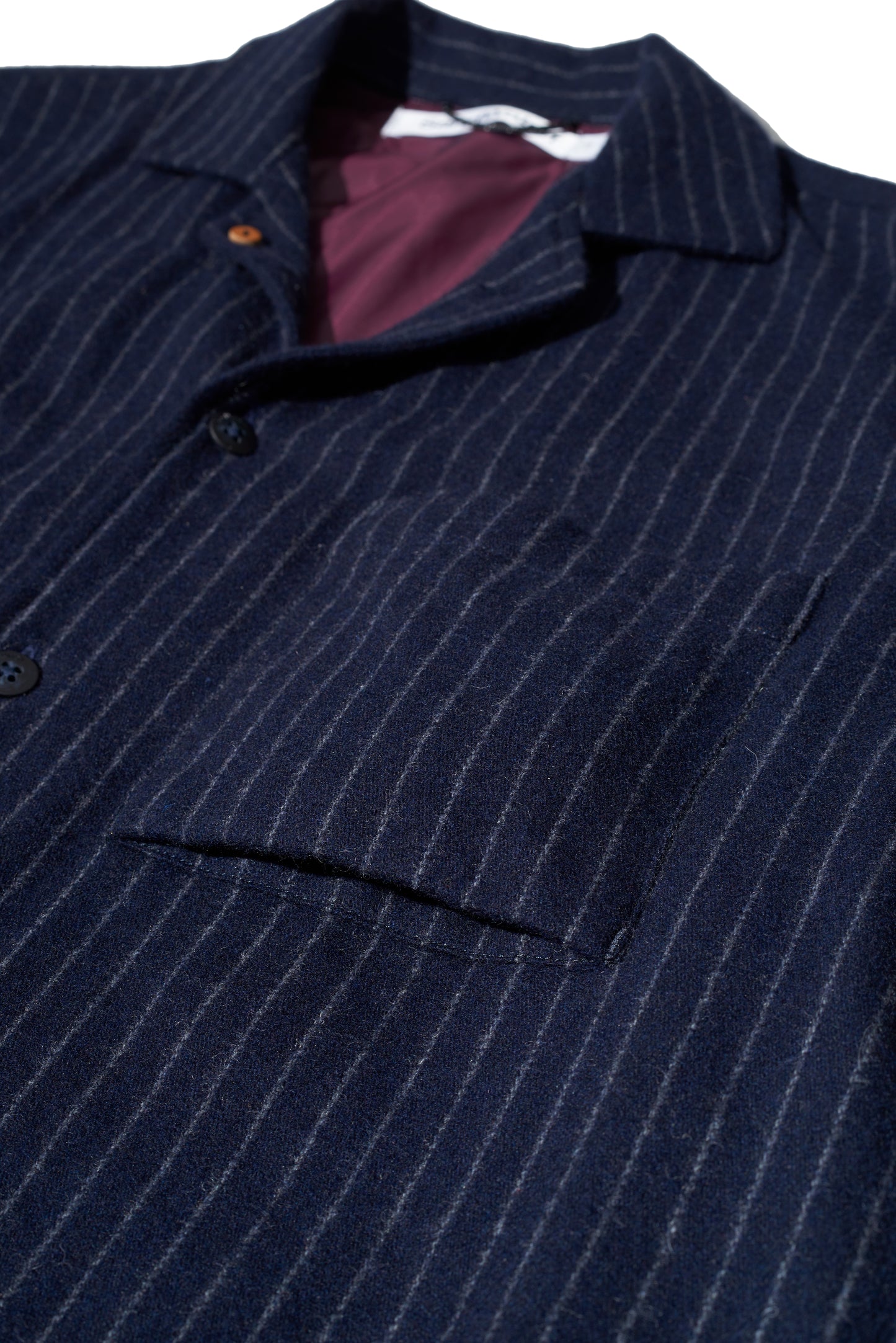 RESEARCHED PAJAMA SHIRT/ ECO WOOL