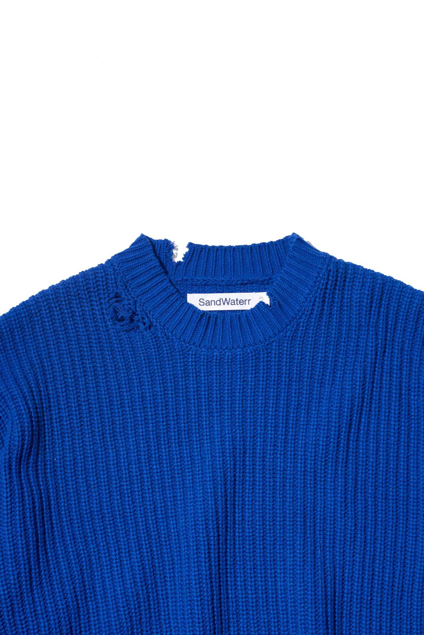 ORGANIZED CREW NECK SWEATER/ C ,A YARN