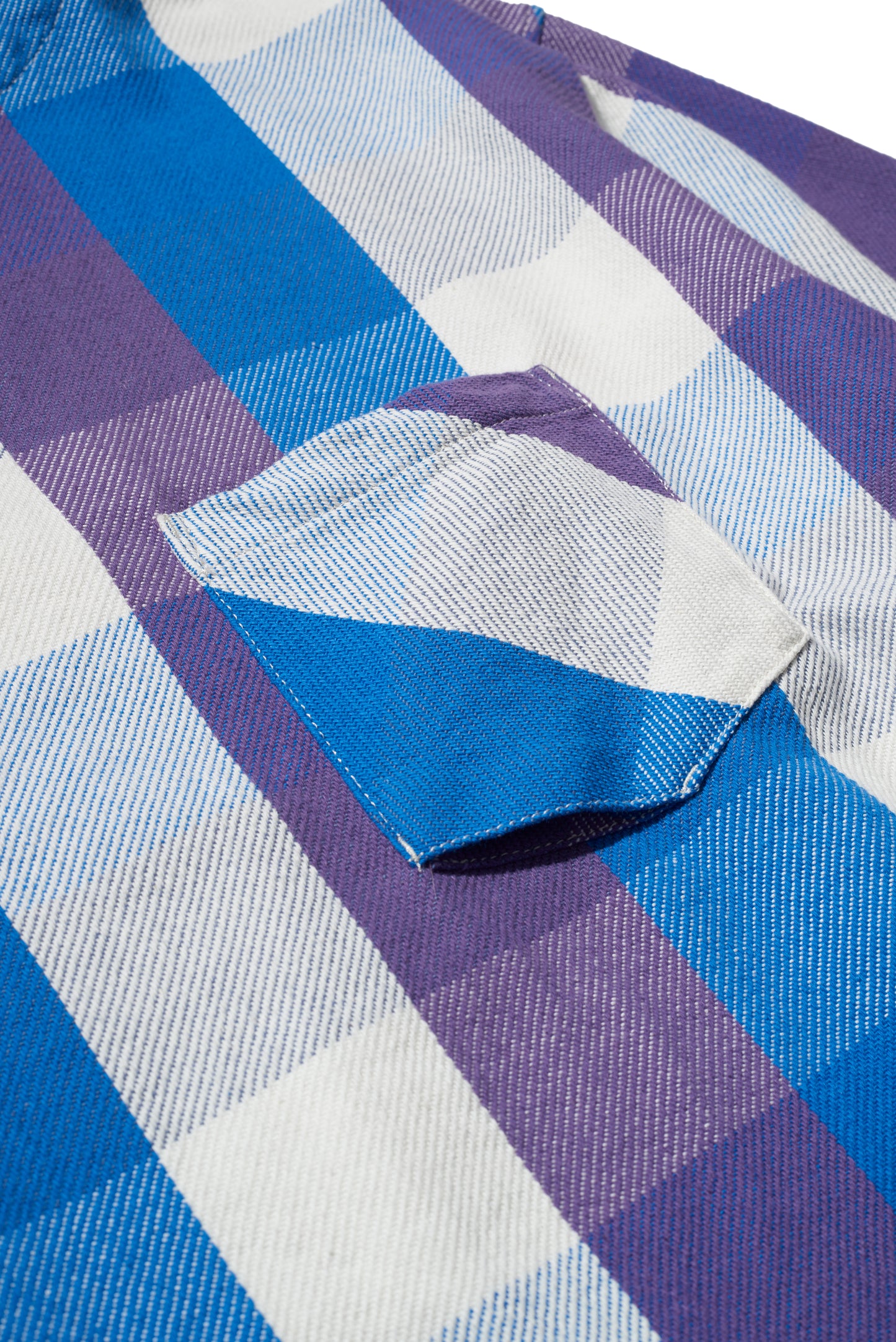 RESEARCHED PULLOVER BOAT NECK SHIRT/ FLANNEL CHECK
