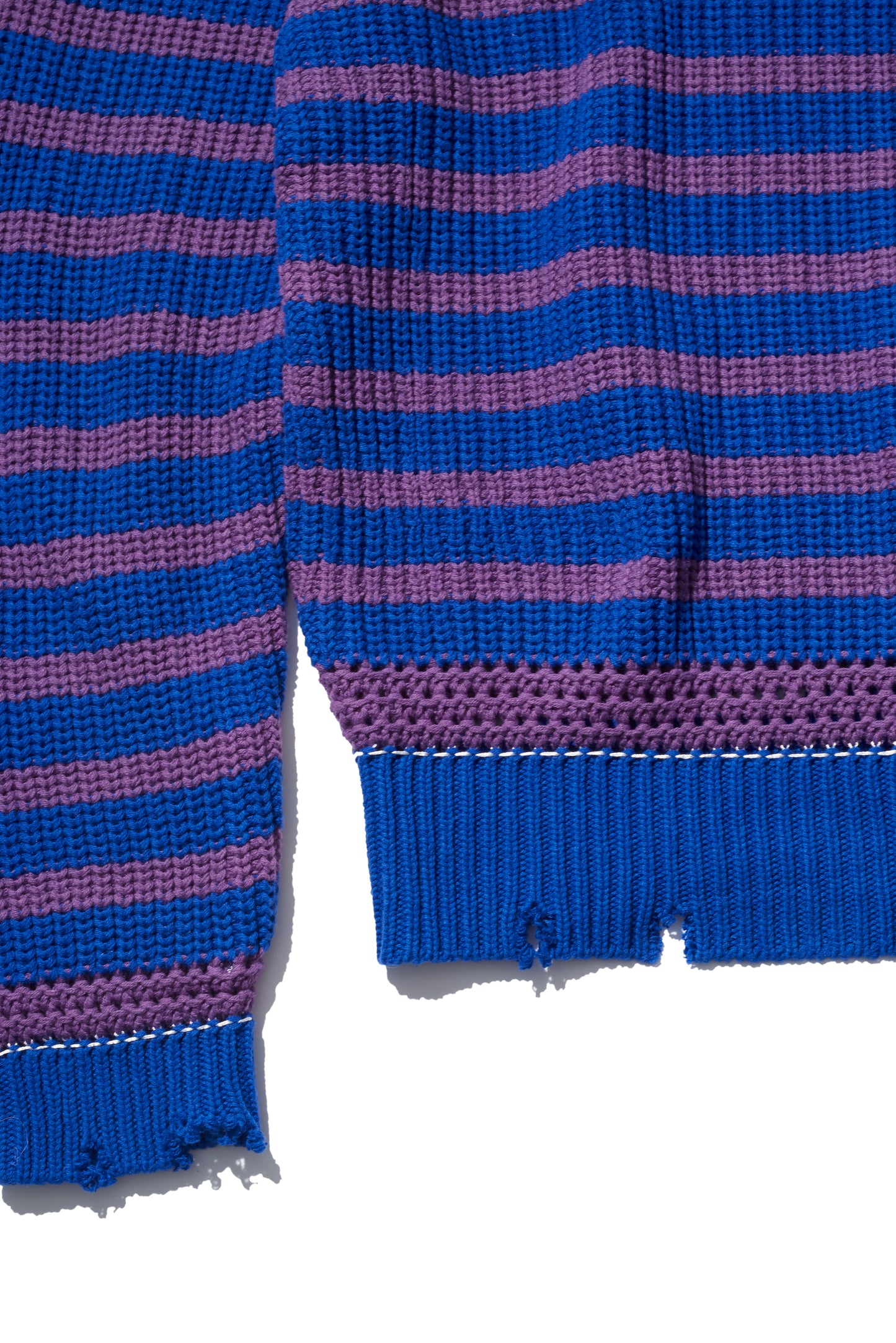 ORGANIZED CREW NECK SWEATER
/ C ,A YARN / BORDER