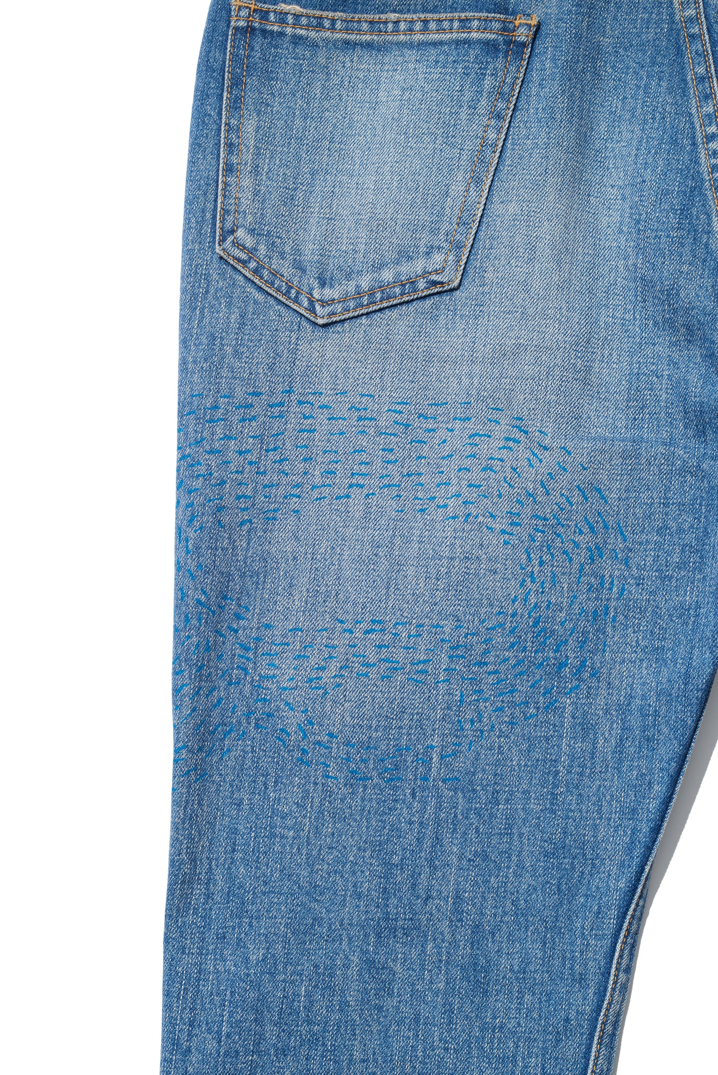 RESEARCHED 5P JEANS/ 12.5 oz DENIM / SASHIKO