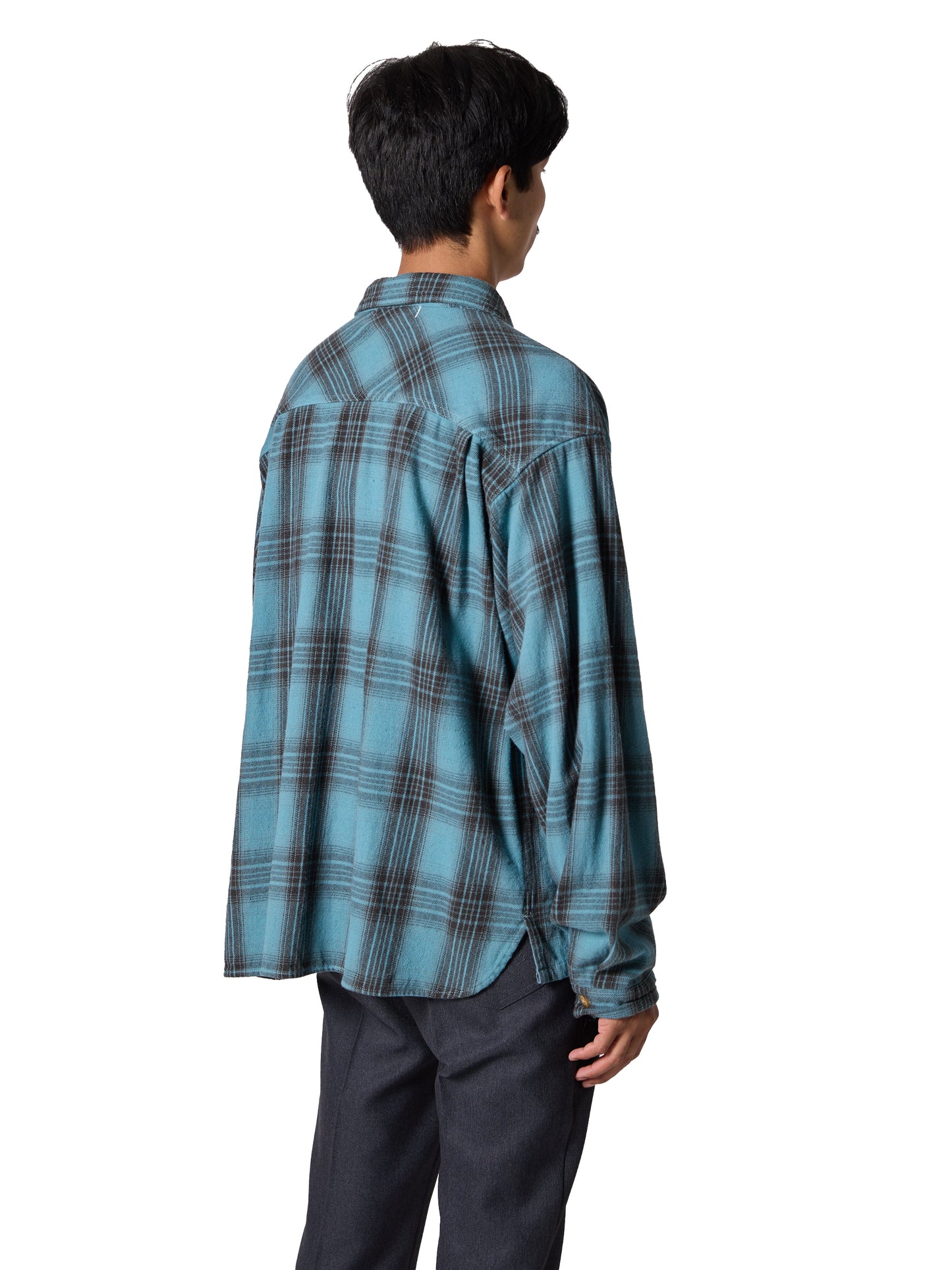 RESEARCHED WORK SHIRT / COTTON FLANNEL CHECK