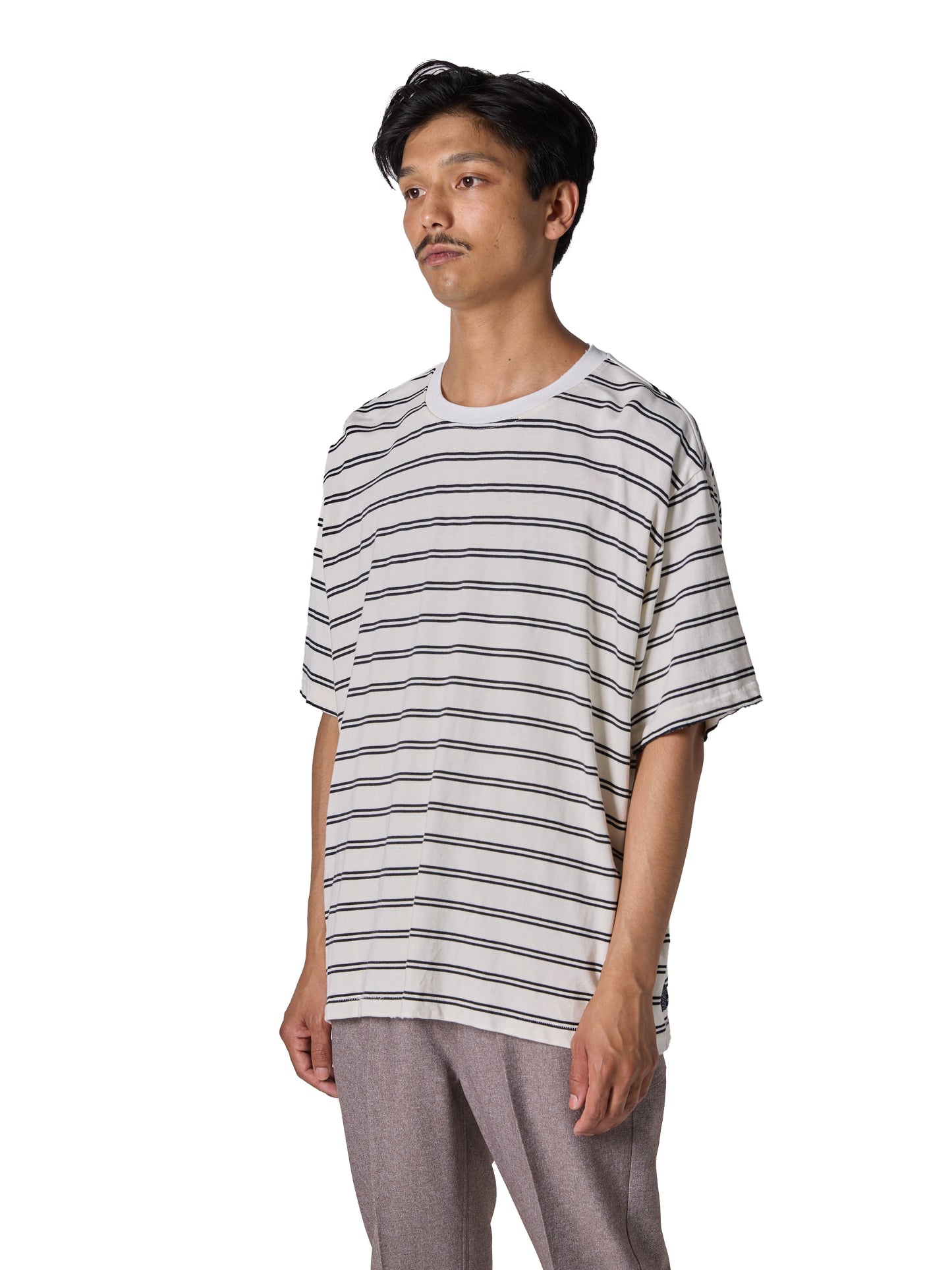 RESEARCHED TEE SS / COTTON BORDER JERSEY