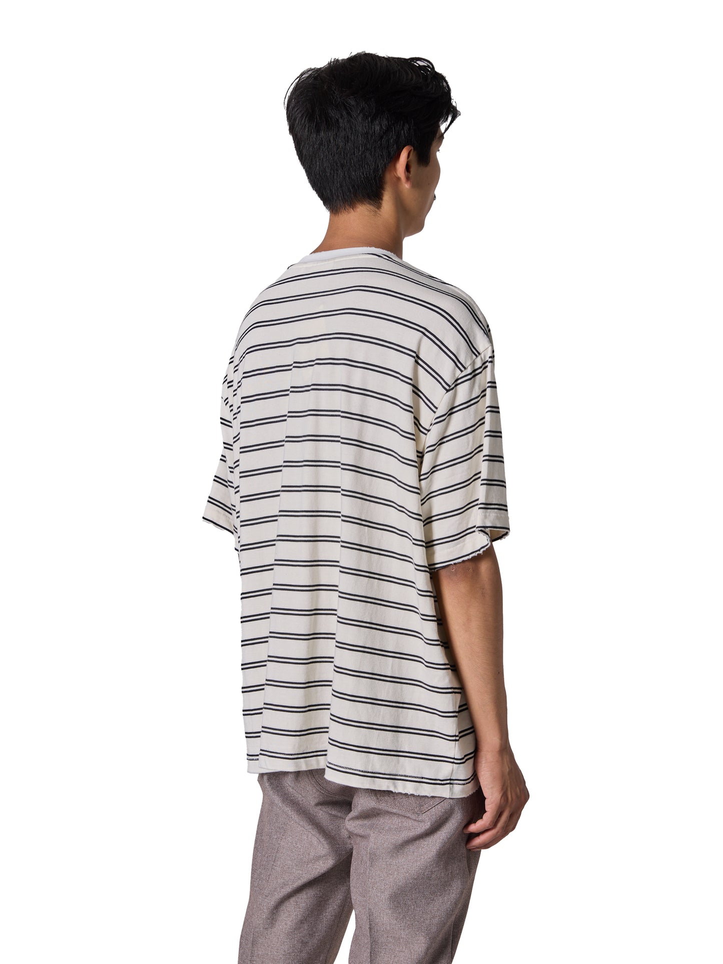 RESEARCHED TEE SS / COTTON BORDER JERSEY