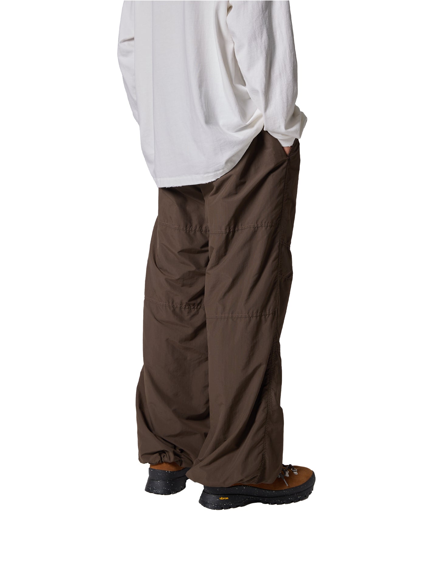 ORGANIZED WIDE EASY PANTS / RIPSTOP NYLON