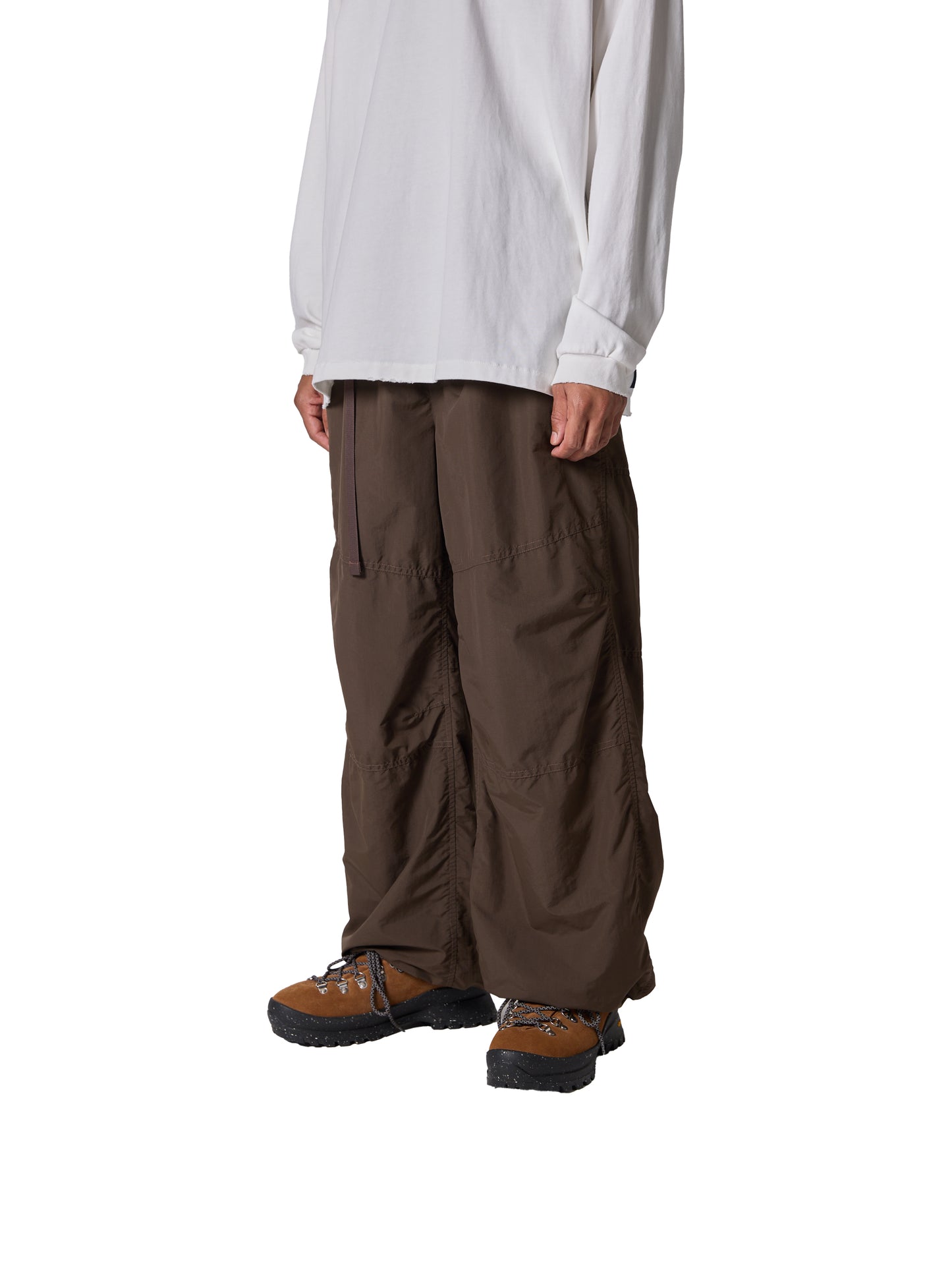ORGANIZED WIDE EASY PANTS / RIPSTOP NYLON
