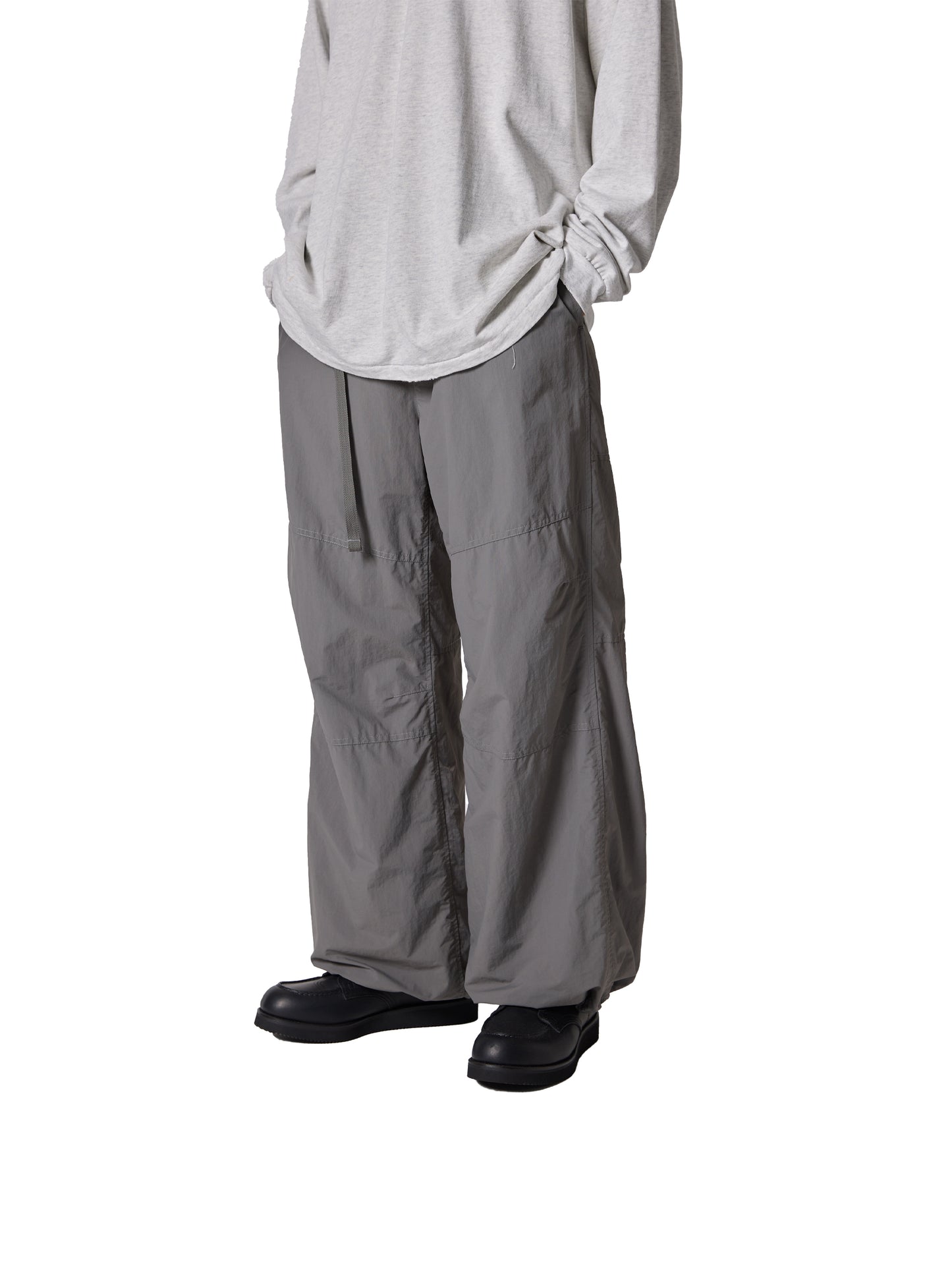 ORGANIZED WIDE EASY PANTS / RIPSTOP NYLON