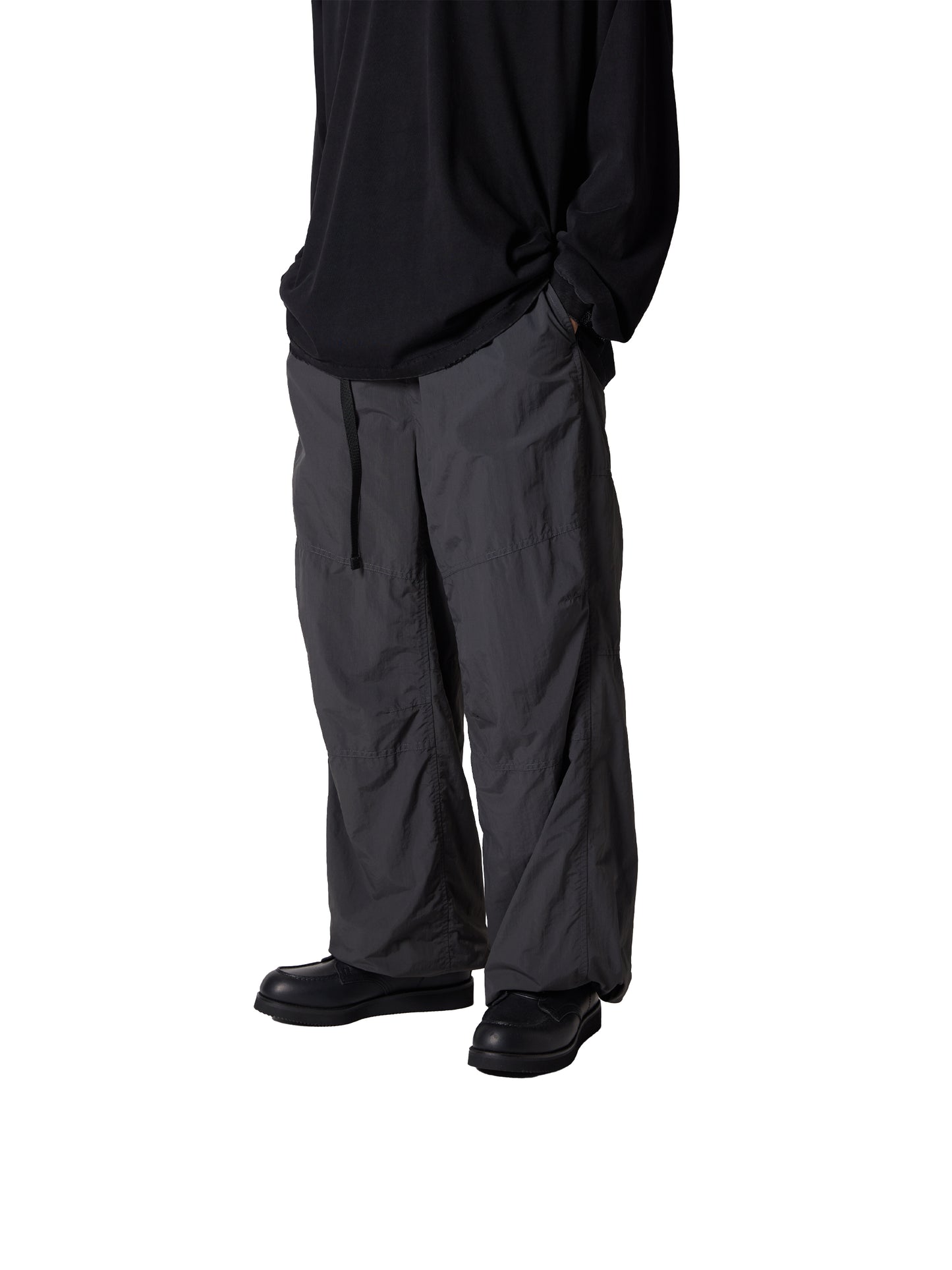 ORGANIZED WIDE EASY PANTS / RIPSTOP NYLON