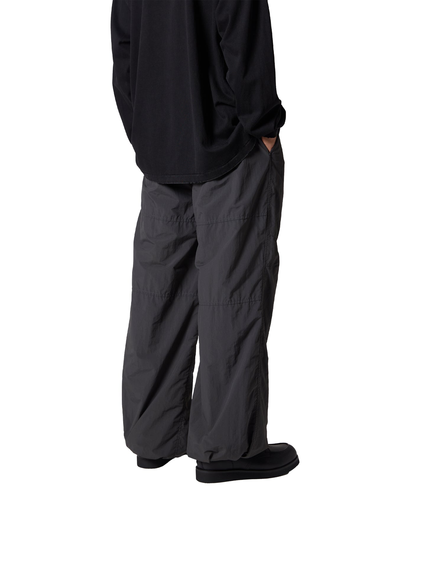 ORGANIZED WIDE EASY PANTS / RIPSTOP NYLON