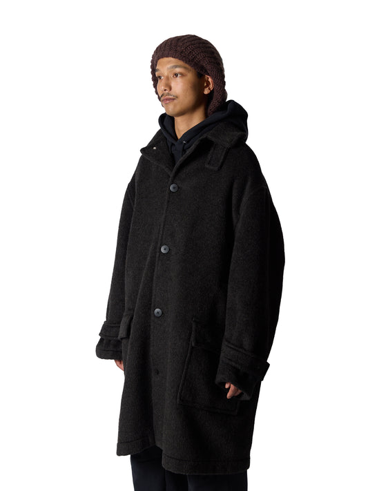 RESEARCHED CITY COAT / BEAVER MELTON COAT