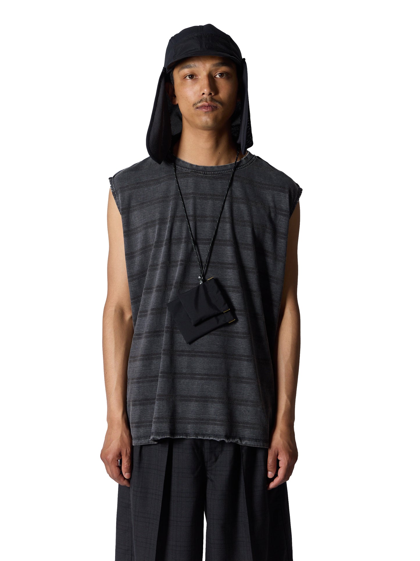 W PURSE NECKLACE / 3L NYLON TWILL × ZEPTEPI
