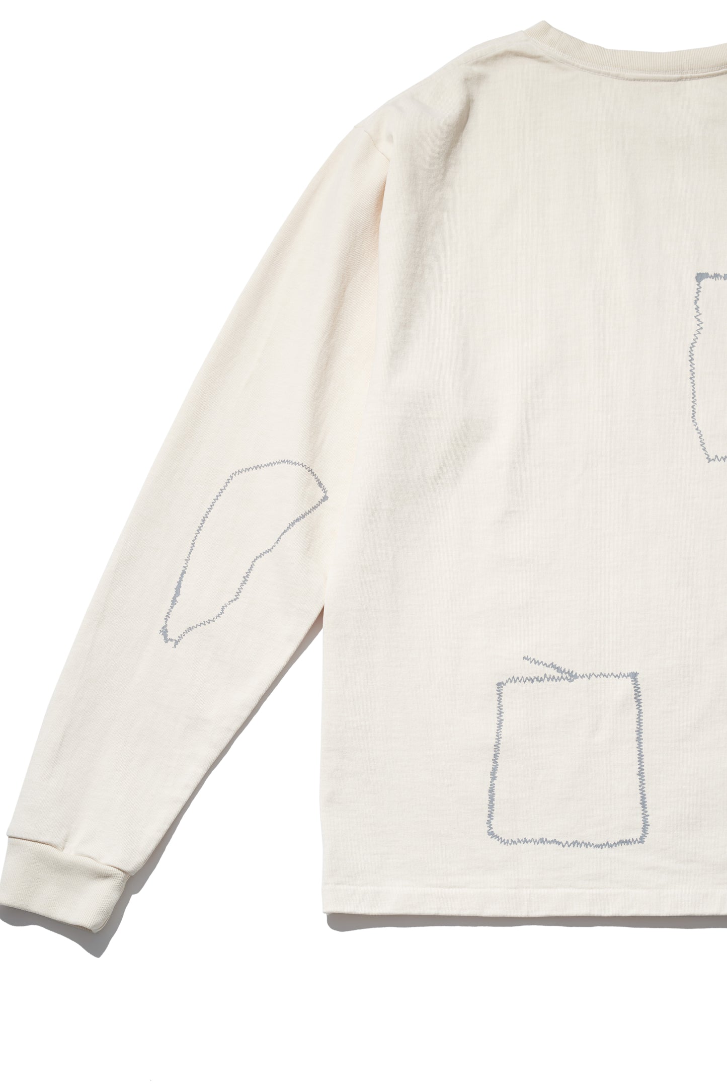 CREW NECK LSTEE11oz C.JERSEY / SASHIKO