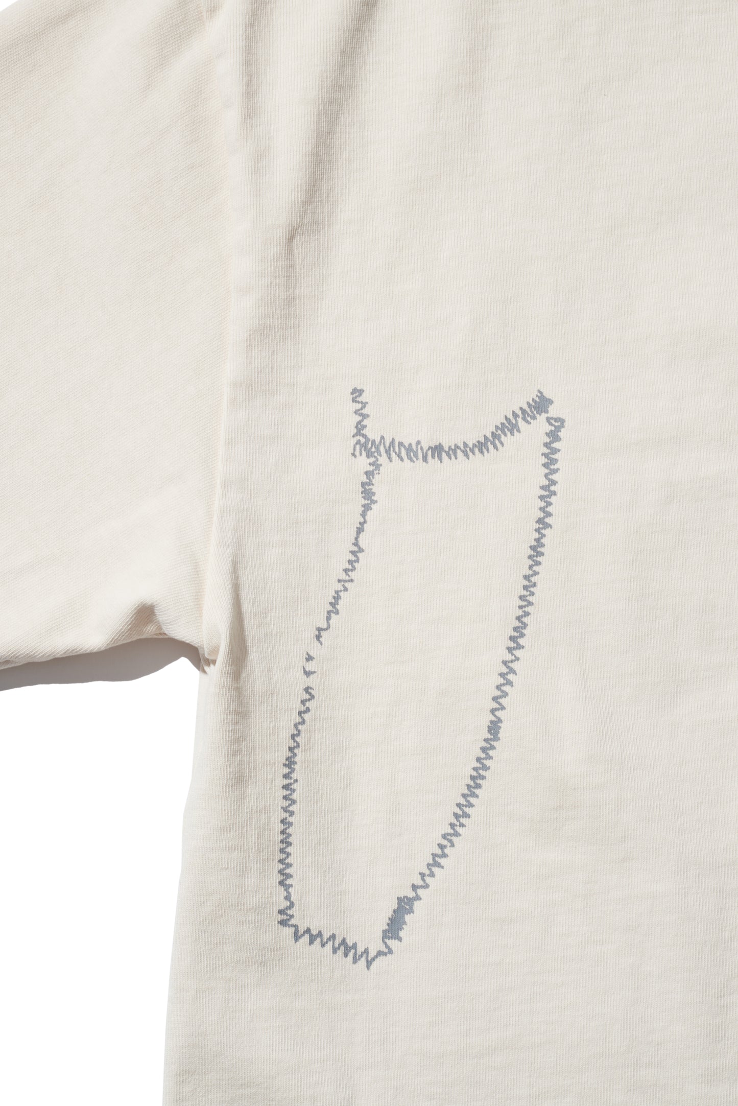 CREW NECK TEE11oz C.JERSEY / SASHIKO