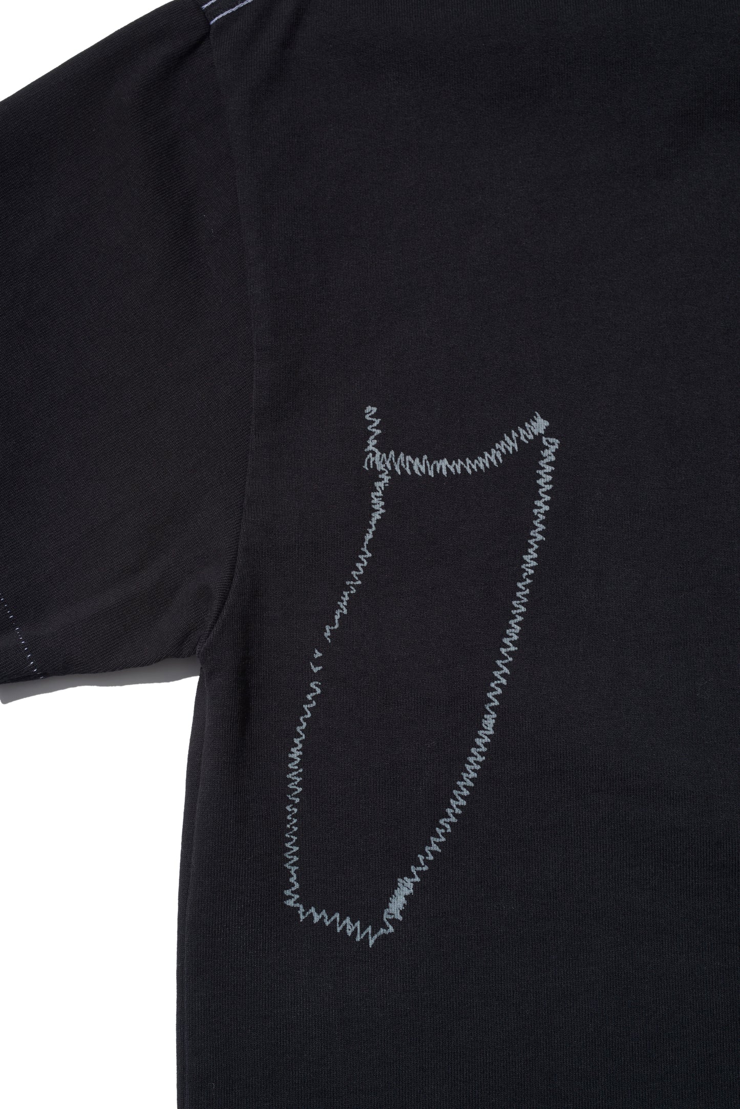 CREW NECK TEE11oz C.JERSEY / SASHIKO