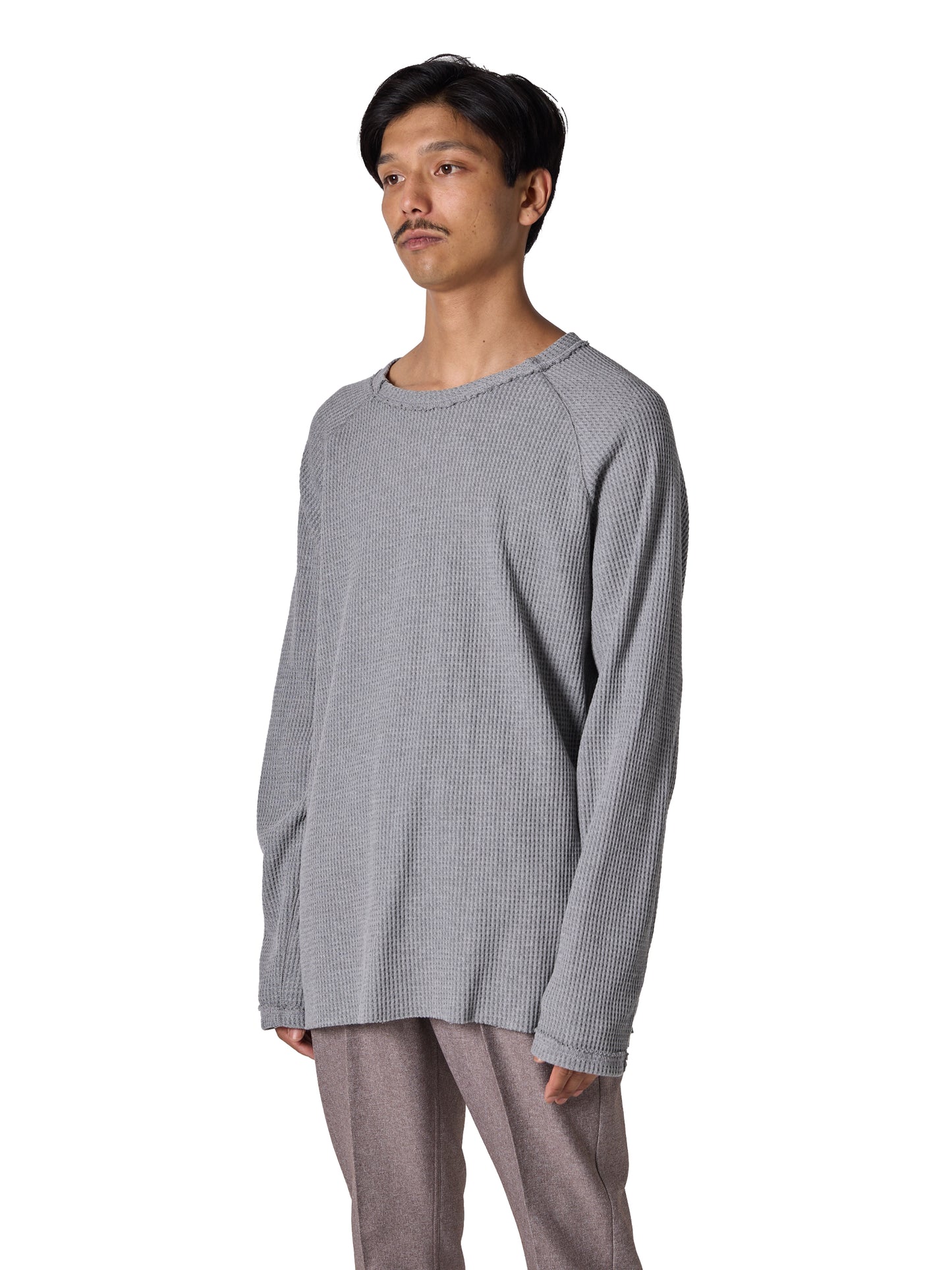 ORGANIZED PULLOVER TOP / COTTON THERMAL