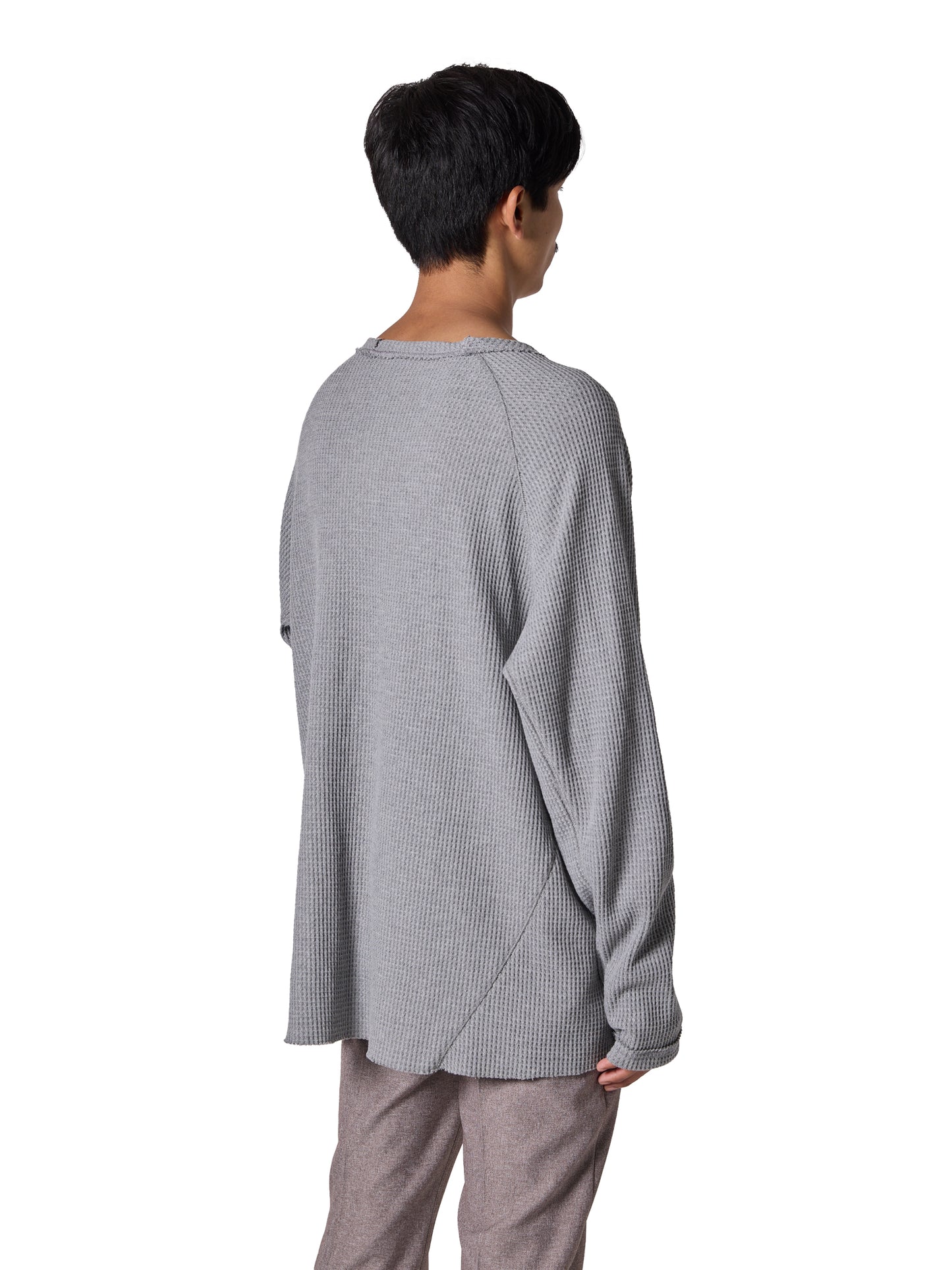 ORGANIZED PULLOVER TOP / COTTON THERMAL