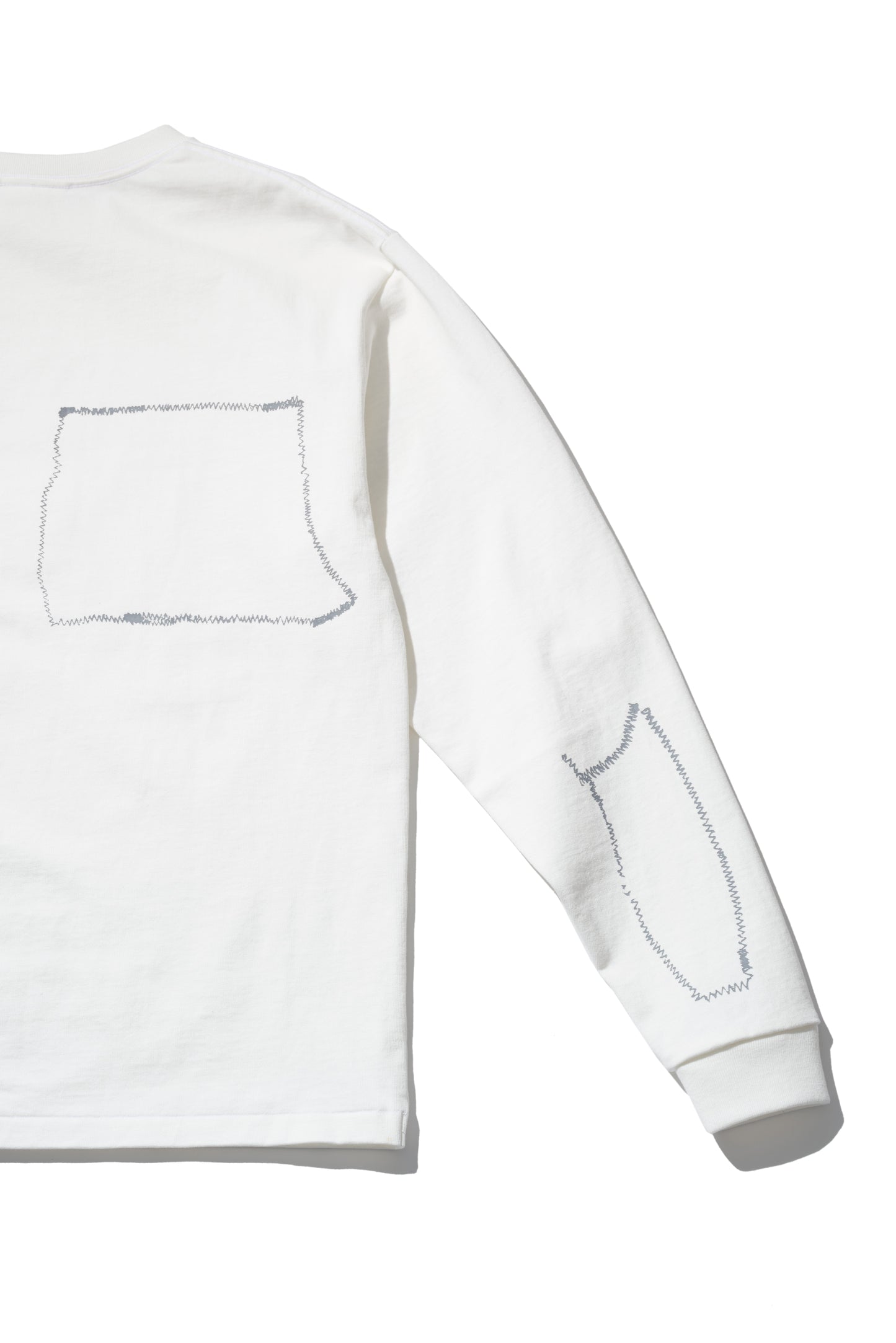 CREW NECK LSTEE11oz C.JERSEY / SASHIKO