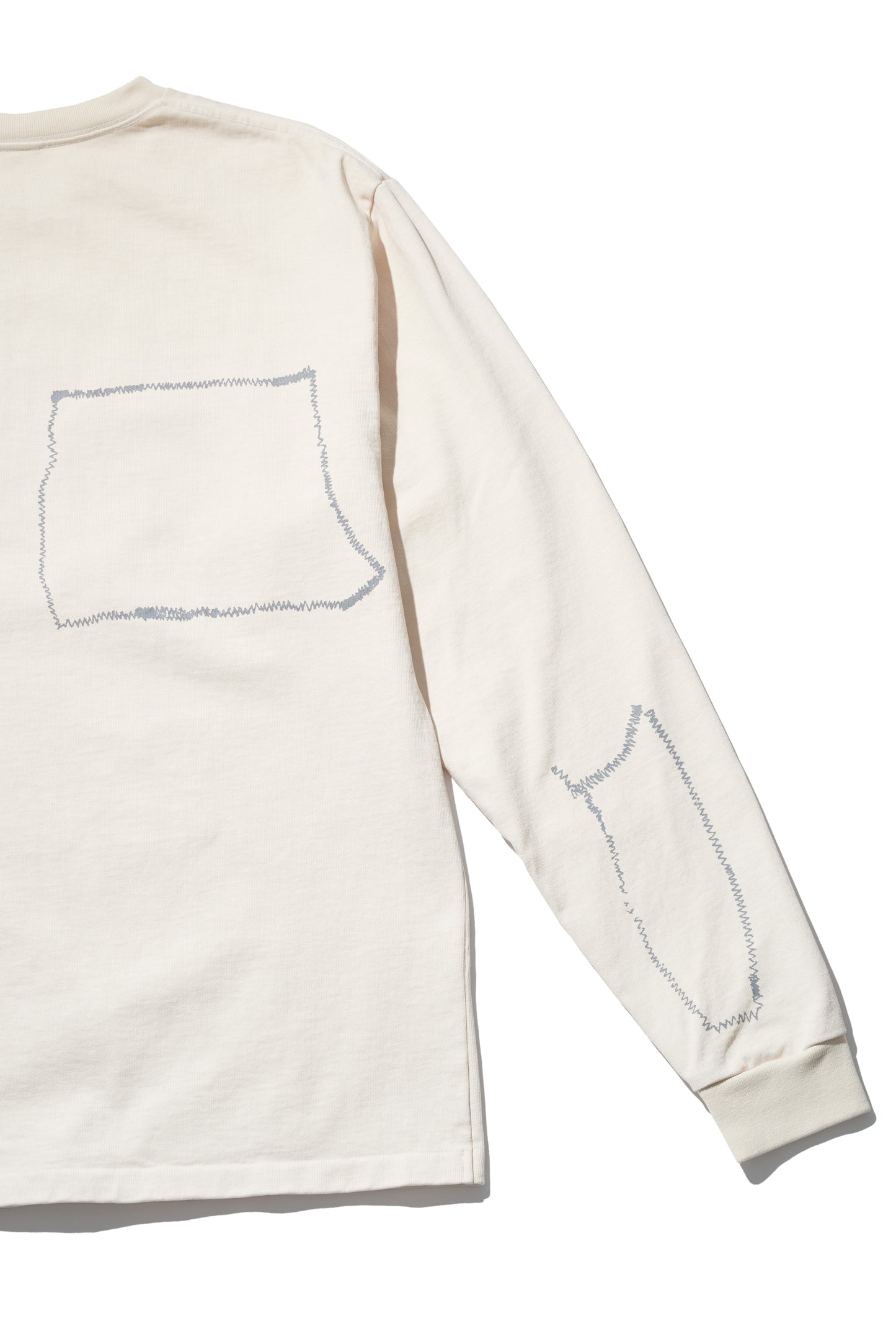 CREW NECK LSTEE11oz C.JERSEY / SASHIKO