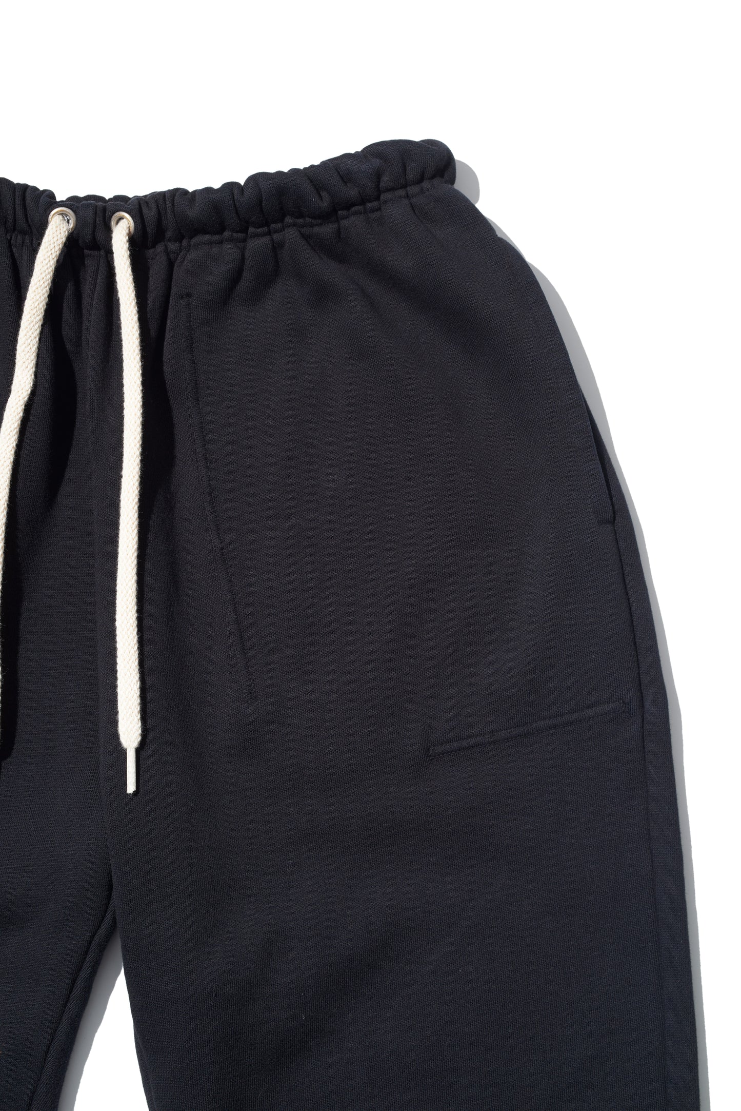 RESEARCHED RIB EASY PANTS/ 12oz C.FLEECE