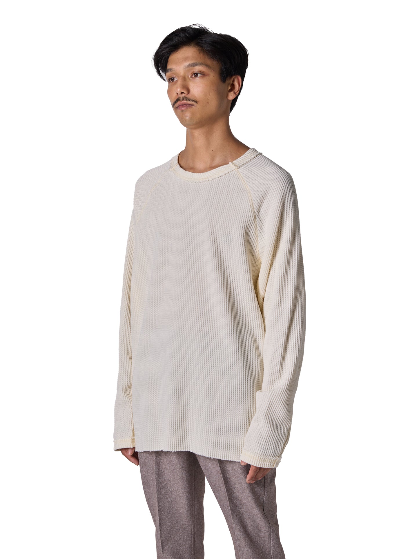 ORGANIZED PULLOVER TOP / COTTON THERMAL