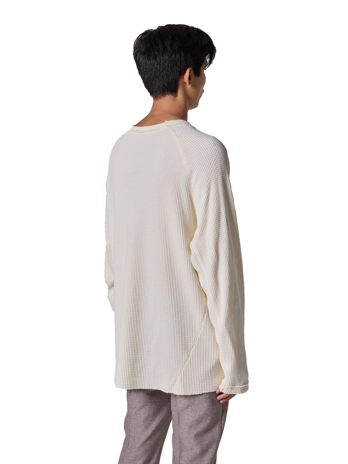 ORGANIZED PULLOVER TOP / COTTON THERMAL
