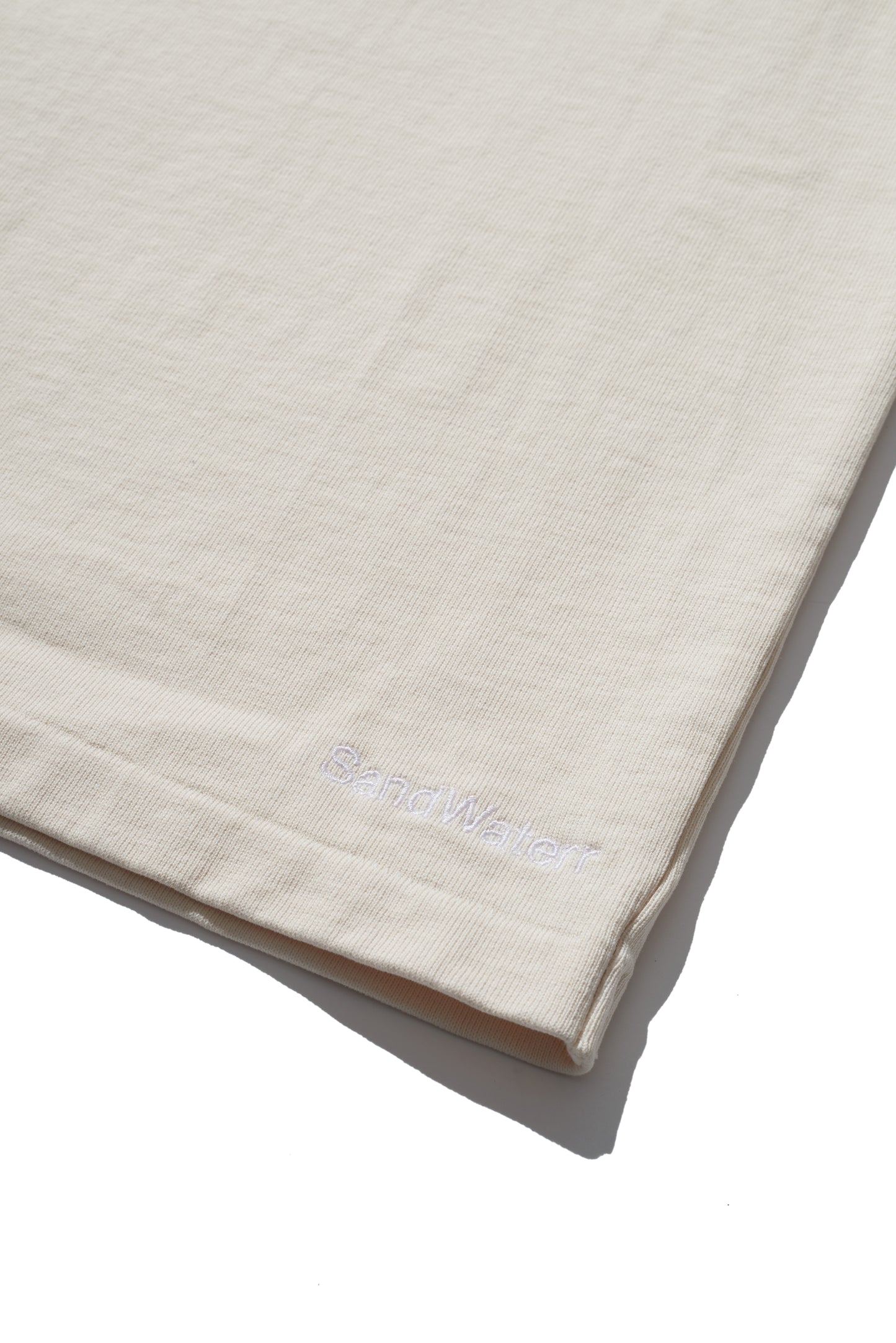 CREW NECK LSTEE11oz C.JERSEY / SASHIKO