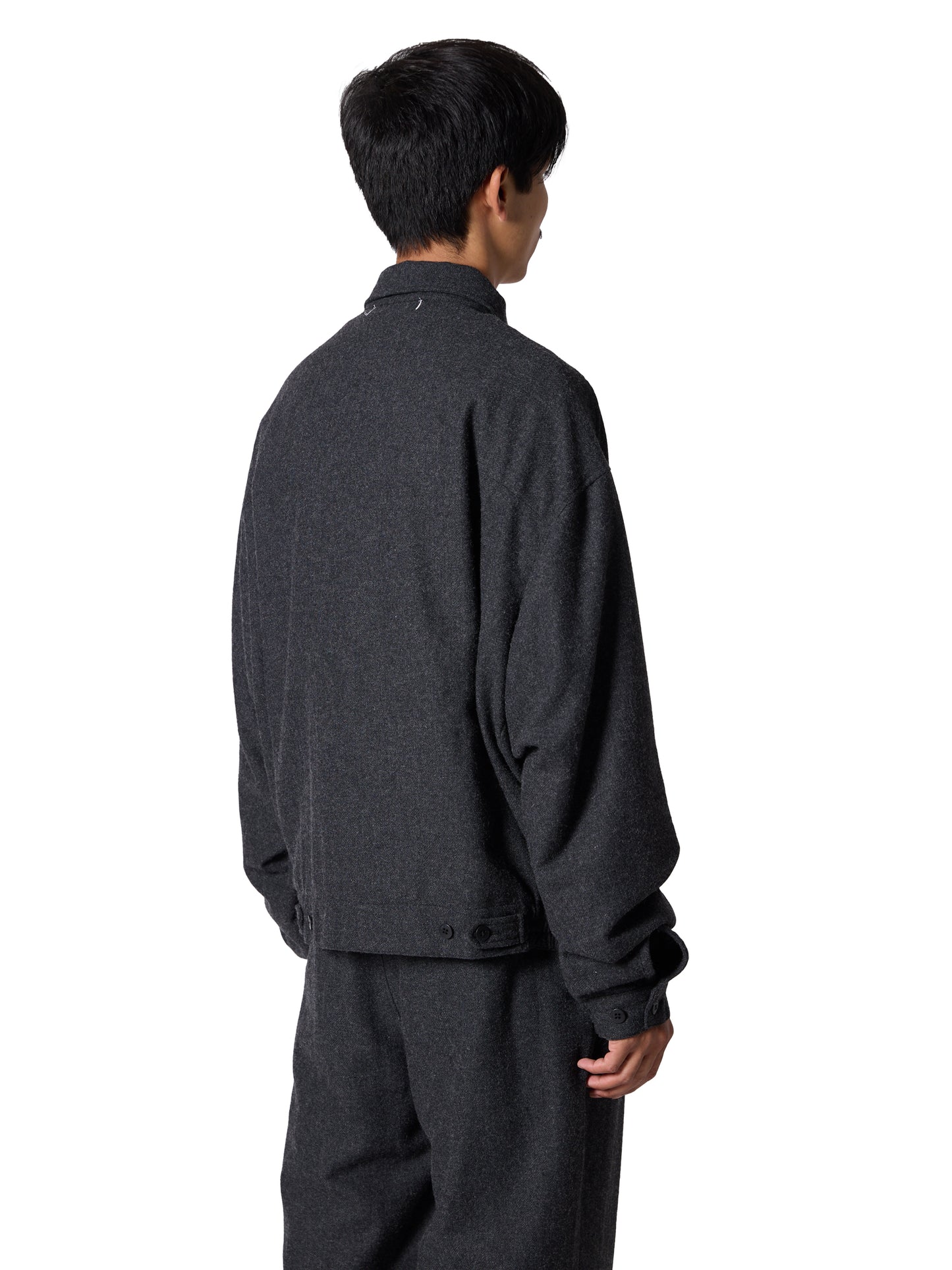 CRAFTED BLOUSON / WOOL MIX TWILL