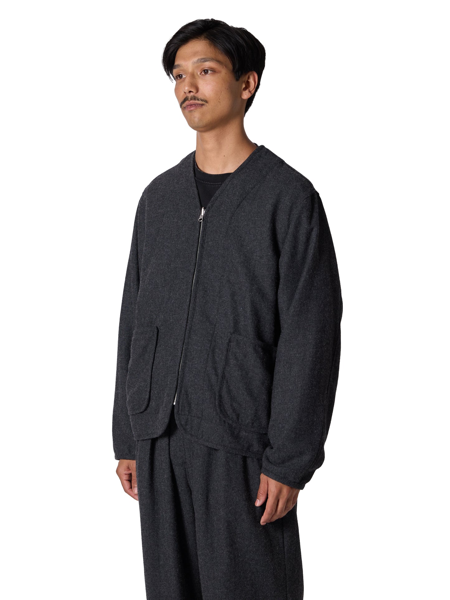 CRAFTED LINING SHIRT / WOOL MIX TWILL