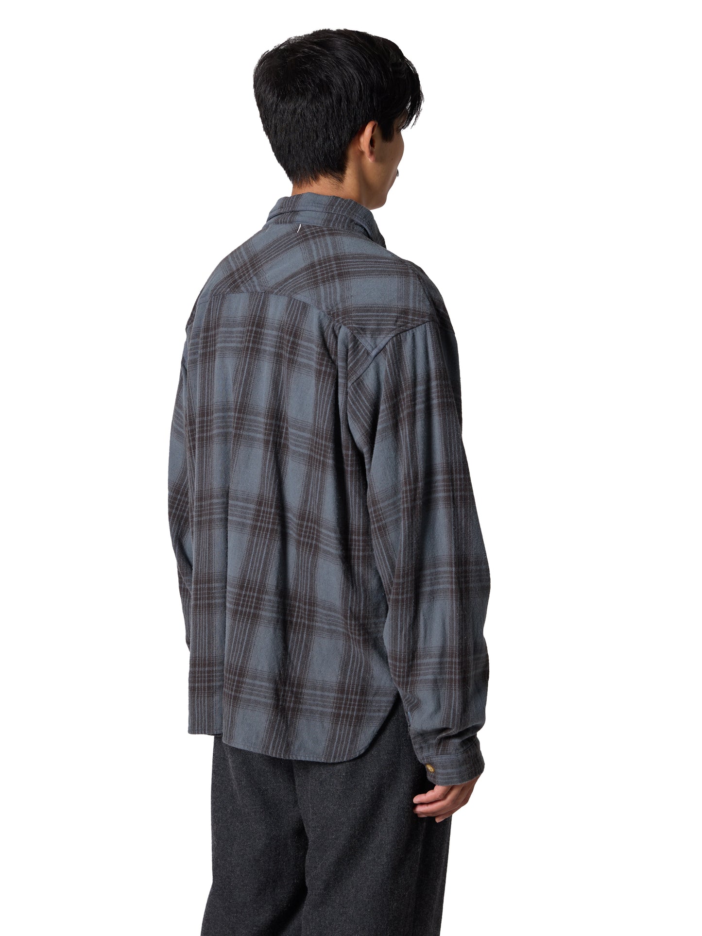 RESEARCHED WORK SHIRT / COTTON FLANNEL CHECK
