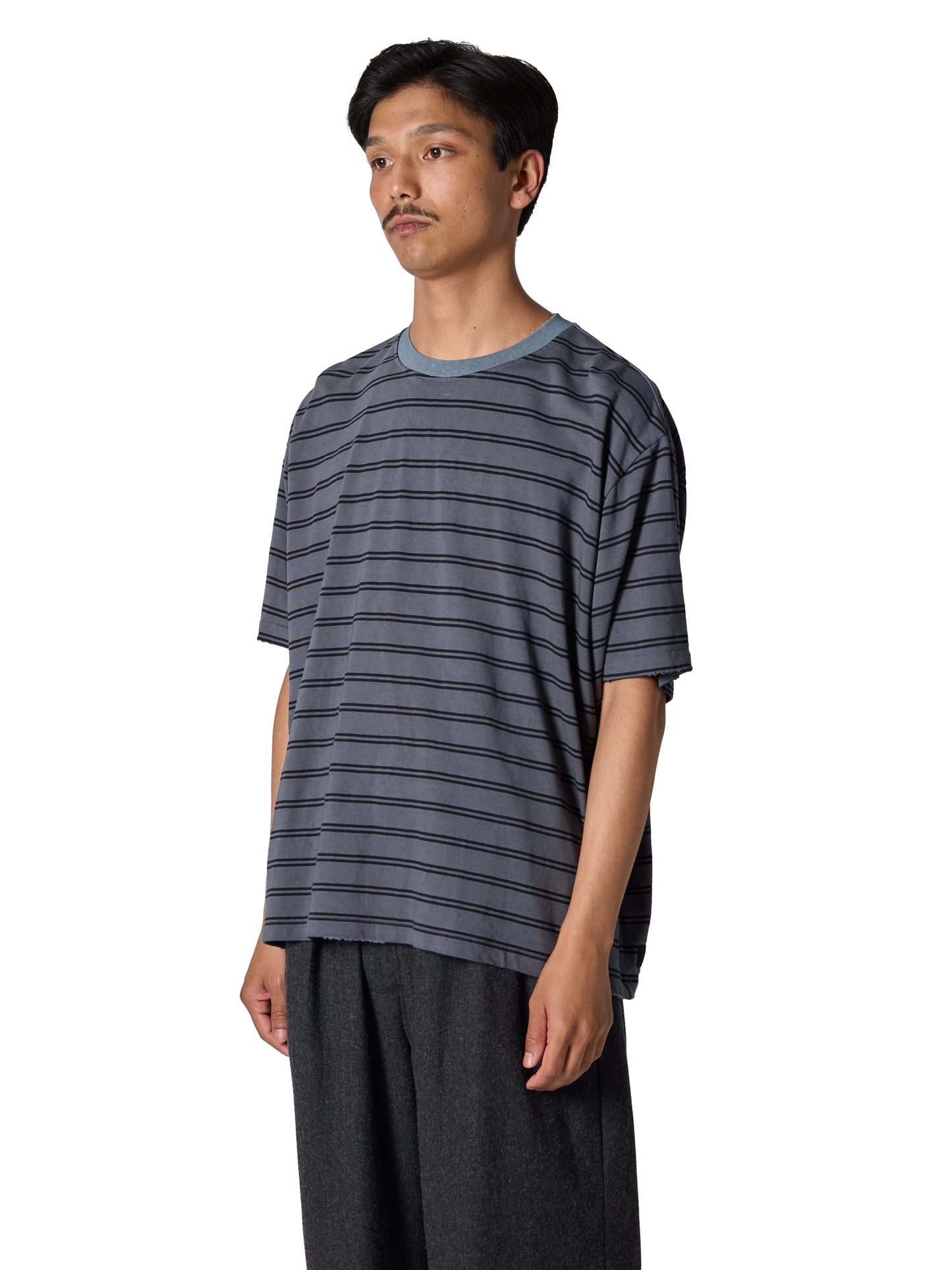 RESEARCHED TEE SS / COTTON BORDER JERSEY