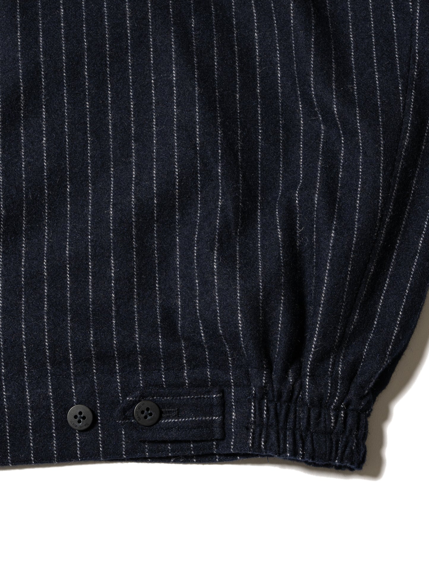 CRAFTED BLOUSON / WOOL MIX STRIPE TWILL